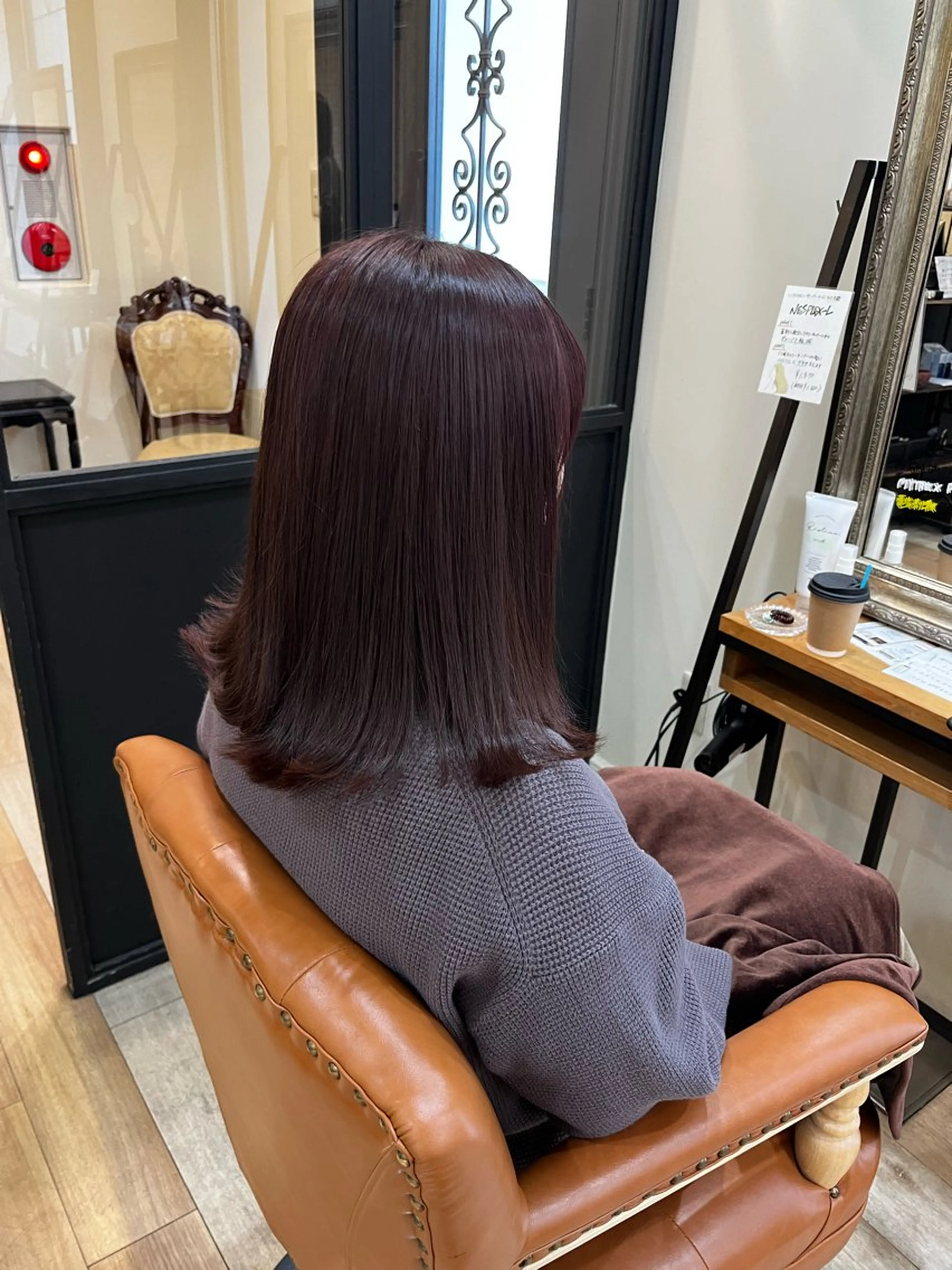 ミディアム ピンクラベンダー ヘアカラー みゆ/カラー モデル募集中🎀🤍のヘアスタイル