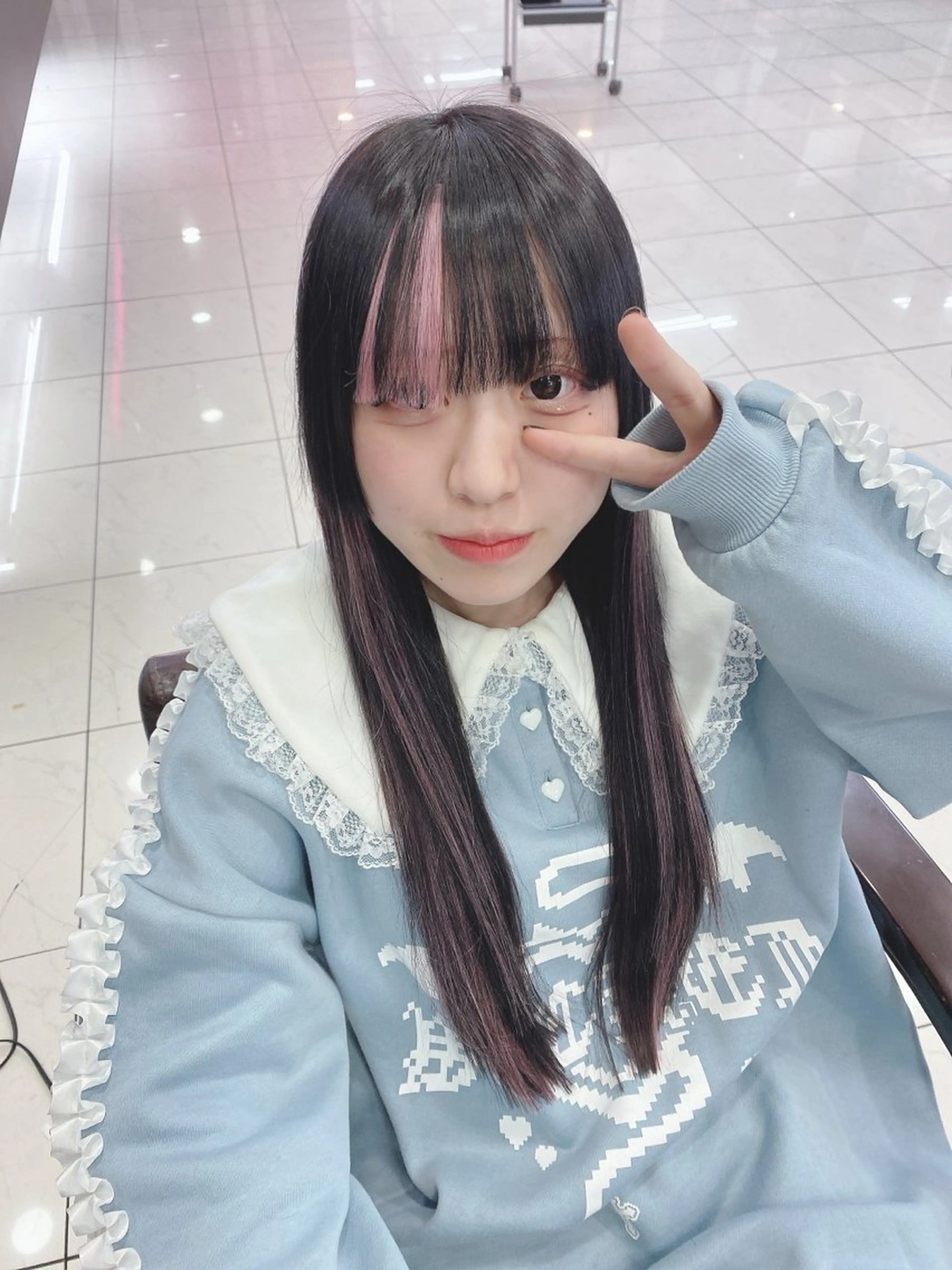 ロング カット ヘアカラー エクステ KAZU TACKYのヘアスタイル