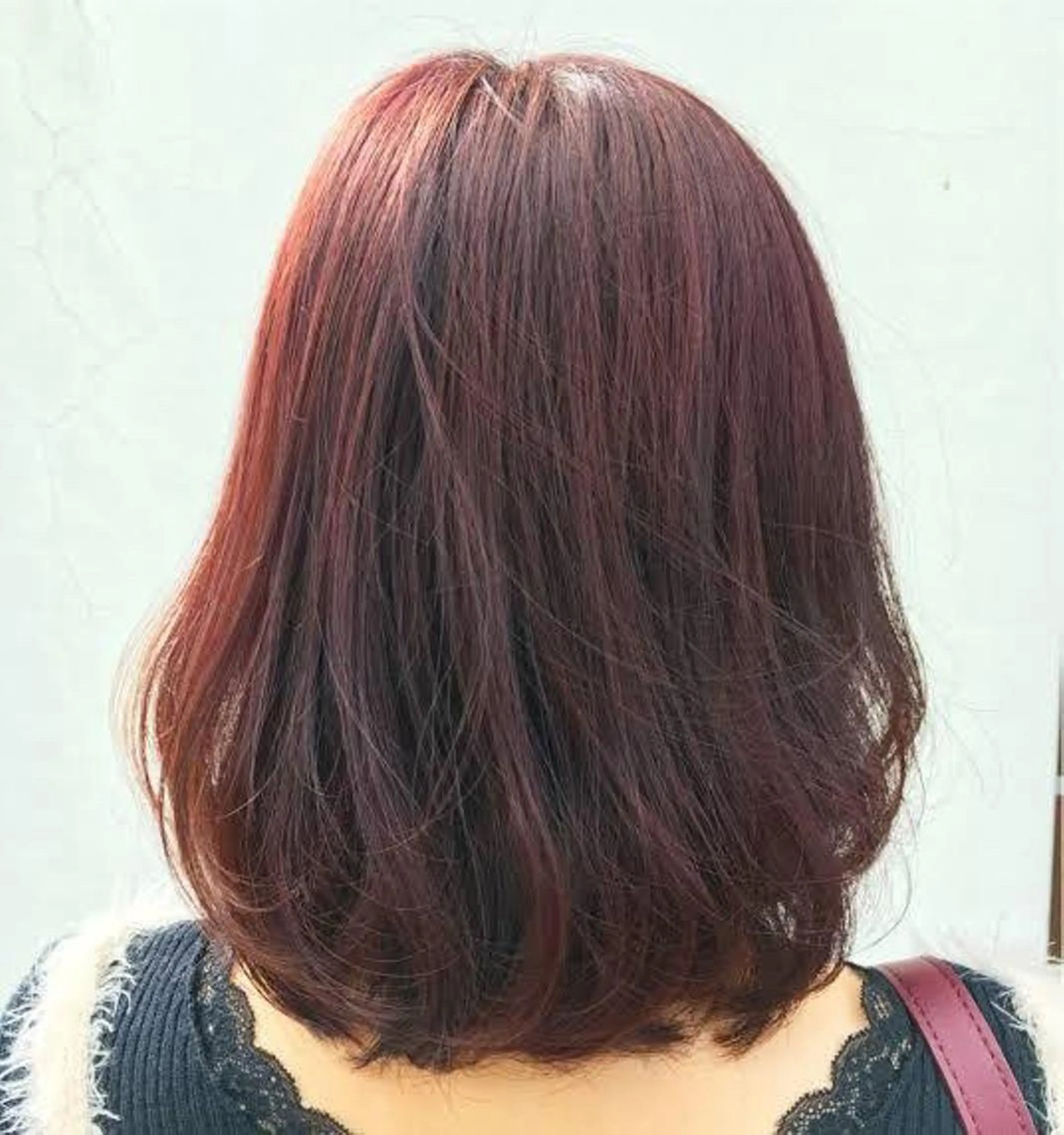 カラー カット ヘアカラー 小町康耀　ボブ /顔周りレイヤーのヘアスタイル