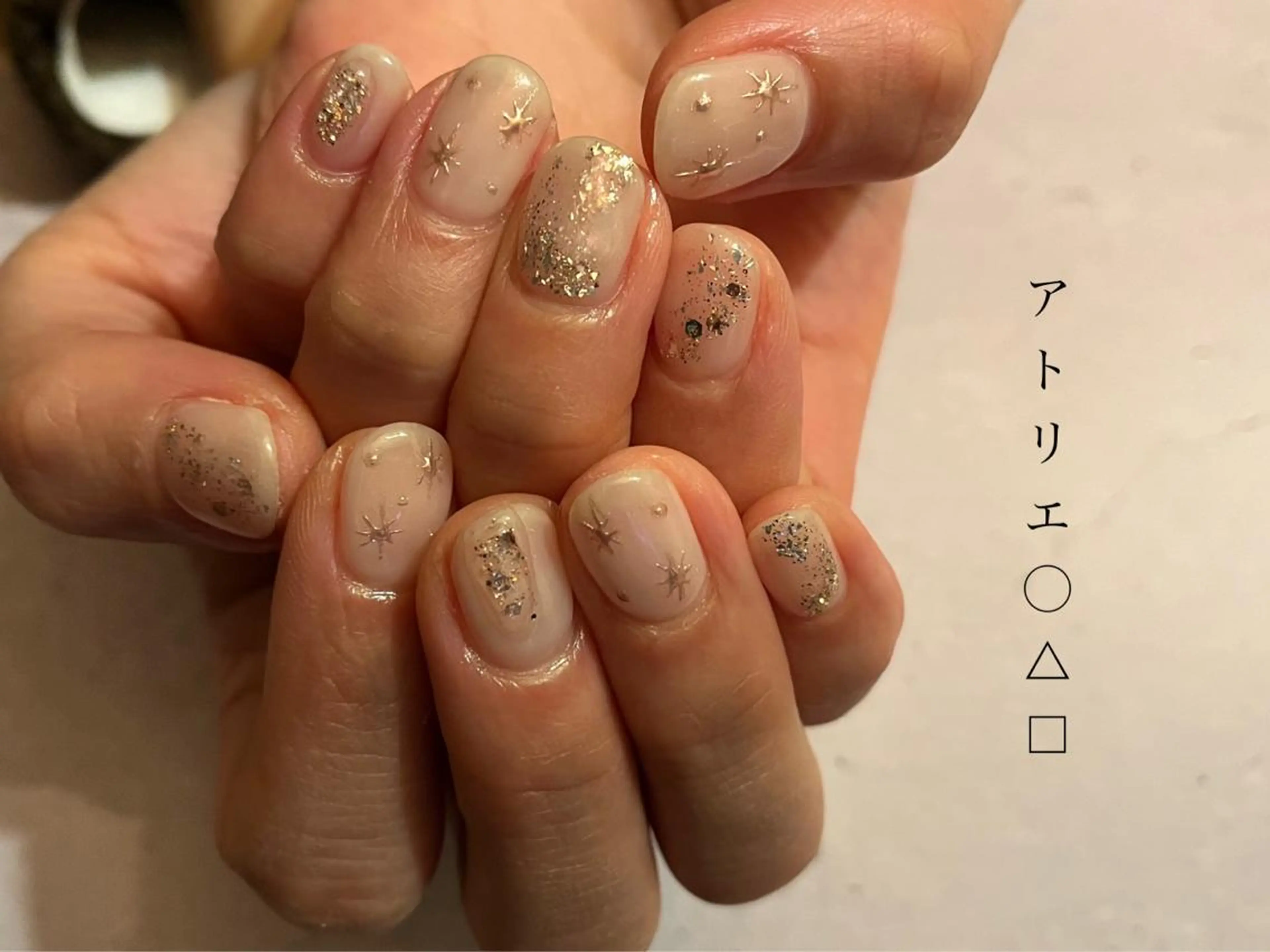 ネイル ハンドネイル アトリエ ○△□のネイルデザイン
