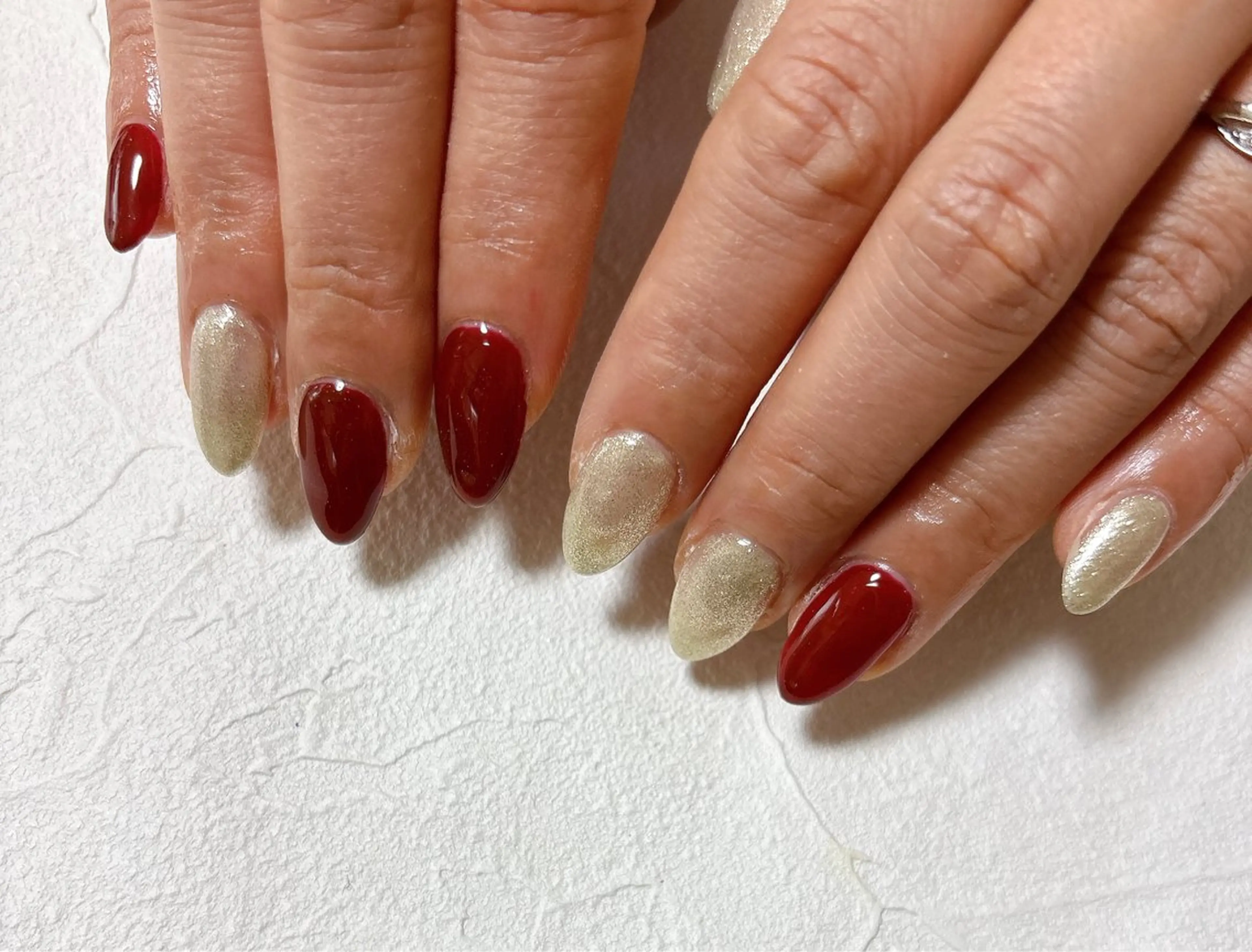 ネイル オーロラネイル フットネイル フレンチネイル ジェルネイル マグネットネイル ハンドネイル kiki nail 二子玉川のネイルデザイン