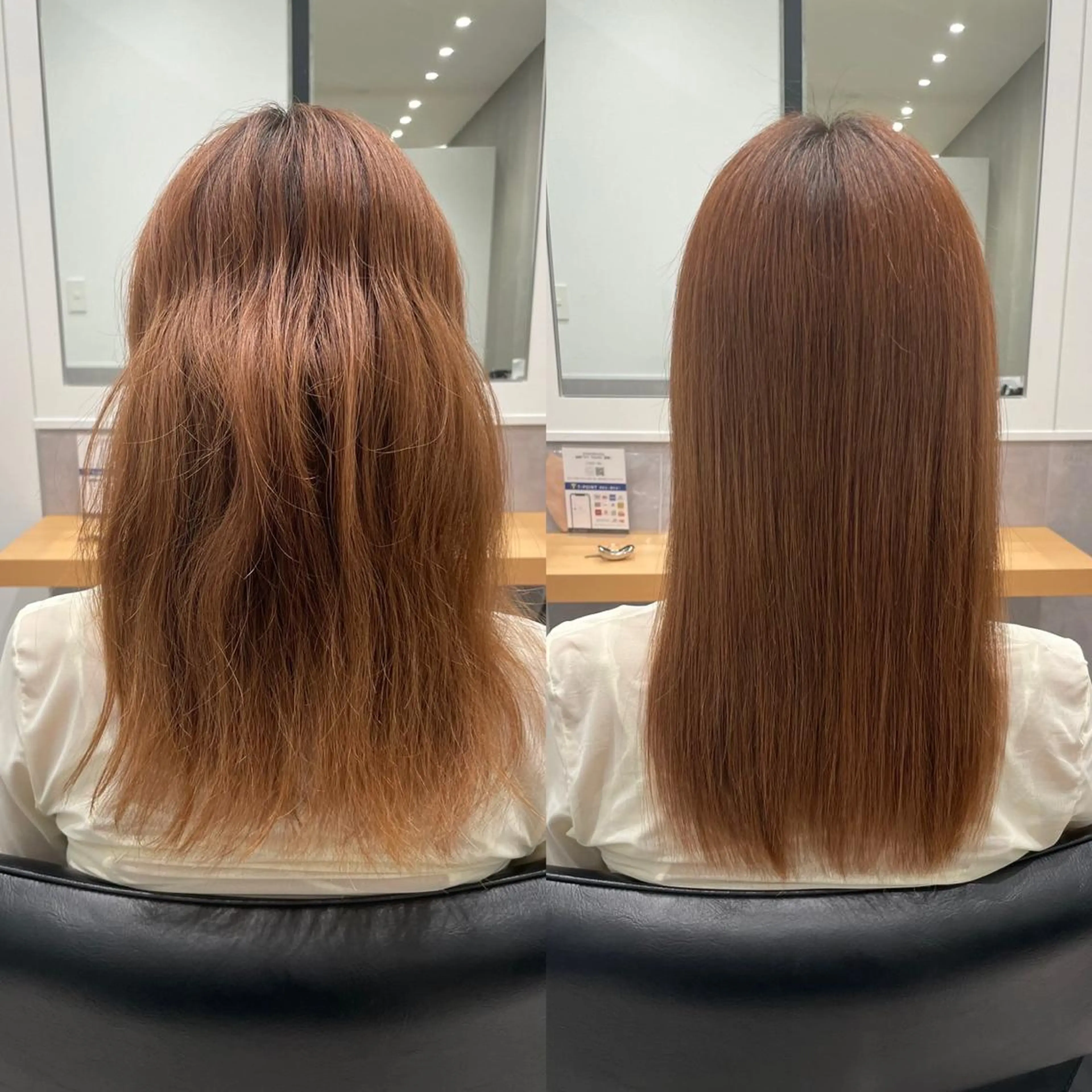 セミロング トリートメント 酸熱トリートメント 髪質改善ヘアケア 艶髪特化/上田のヘアスタイル