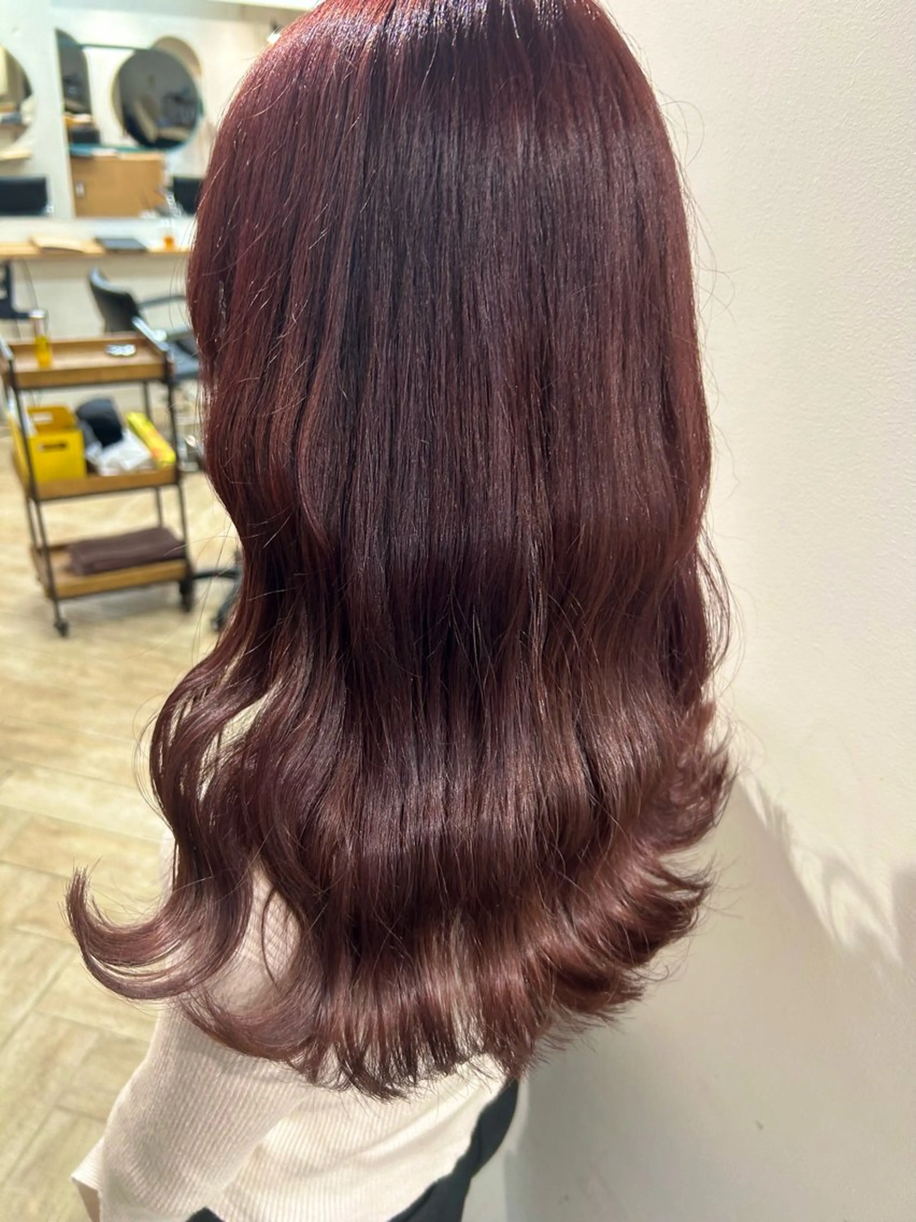 カラー ヘアカラー トリートメント ベージュ/ダブルカラ ー/新潟駅/青柳萌果のヘアスタイル