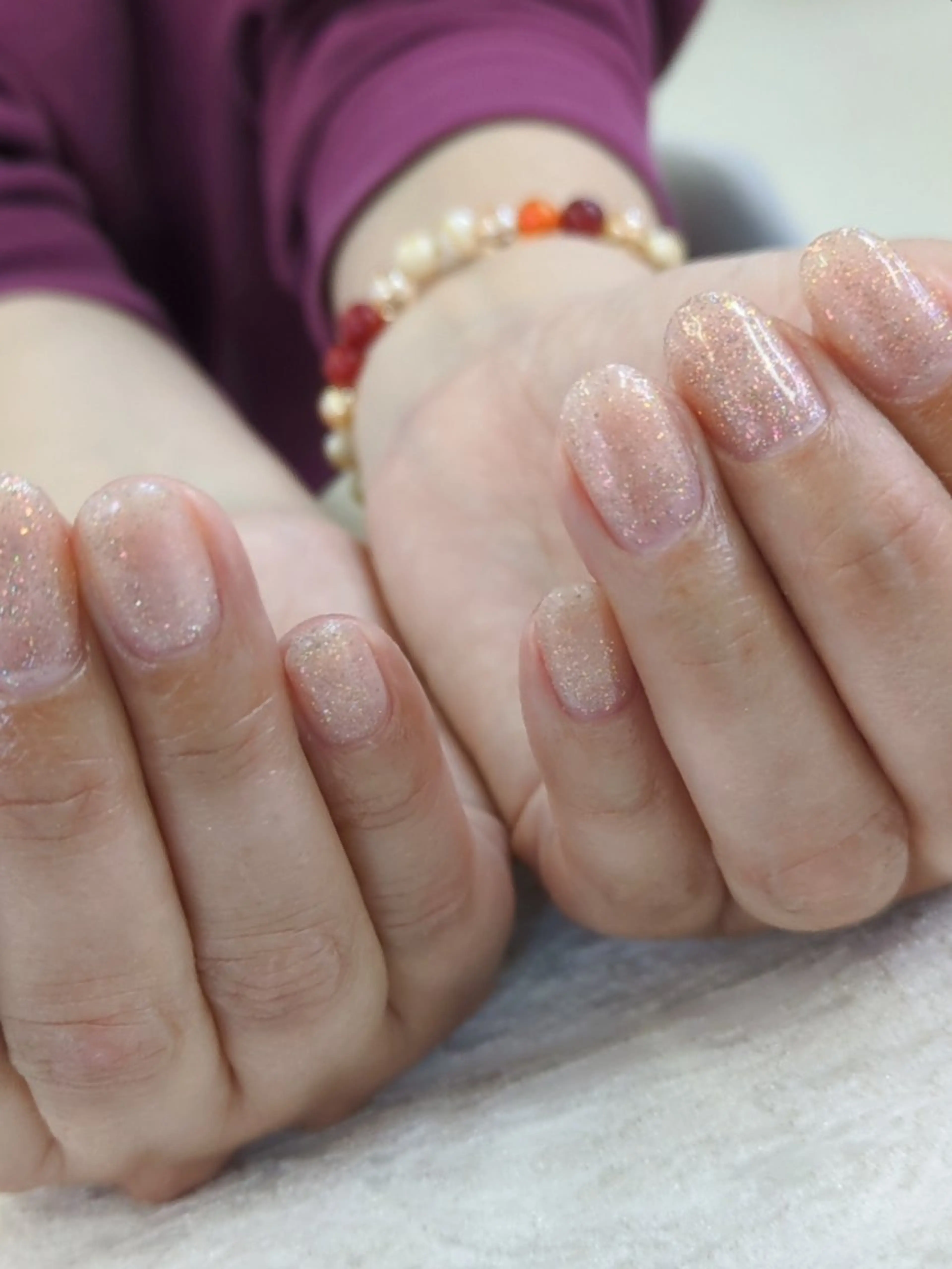ネイル オフィスネイル シンプルネイル ハンドネイル  SOLEIL 小玉のネイルデザイン