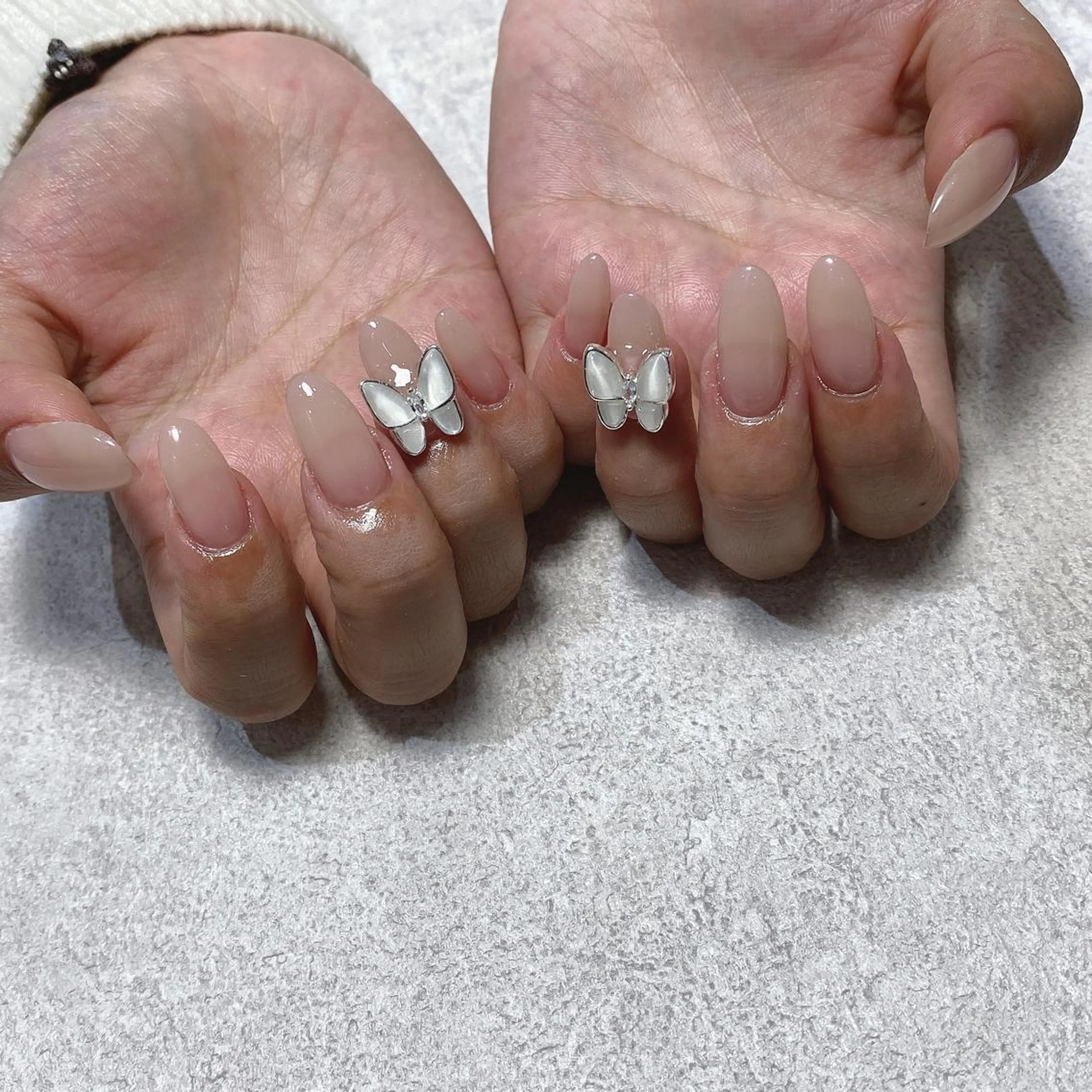 ネイル シンプルネイル 菅 恵奈のネイルデザイン