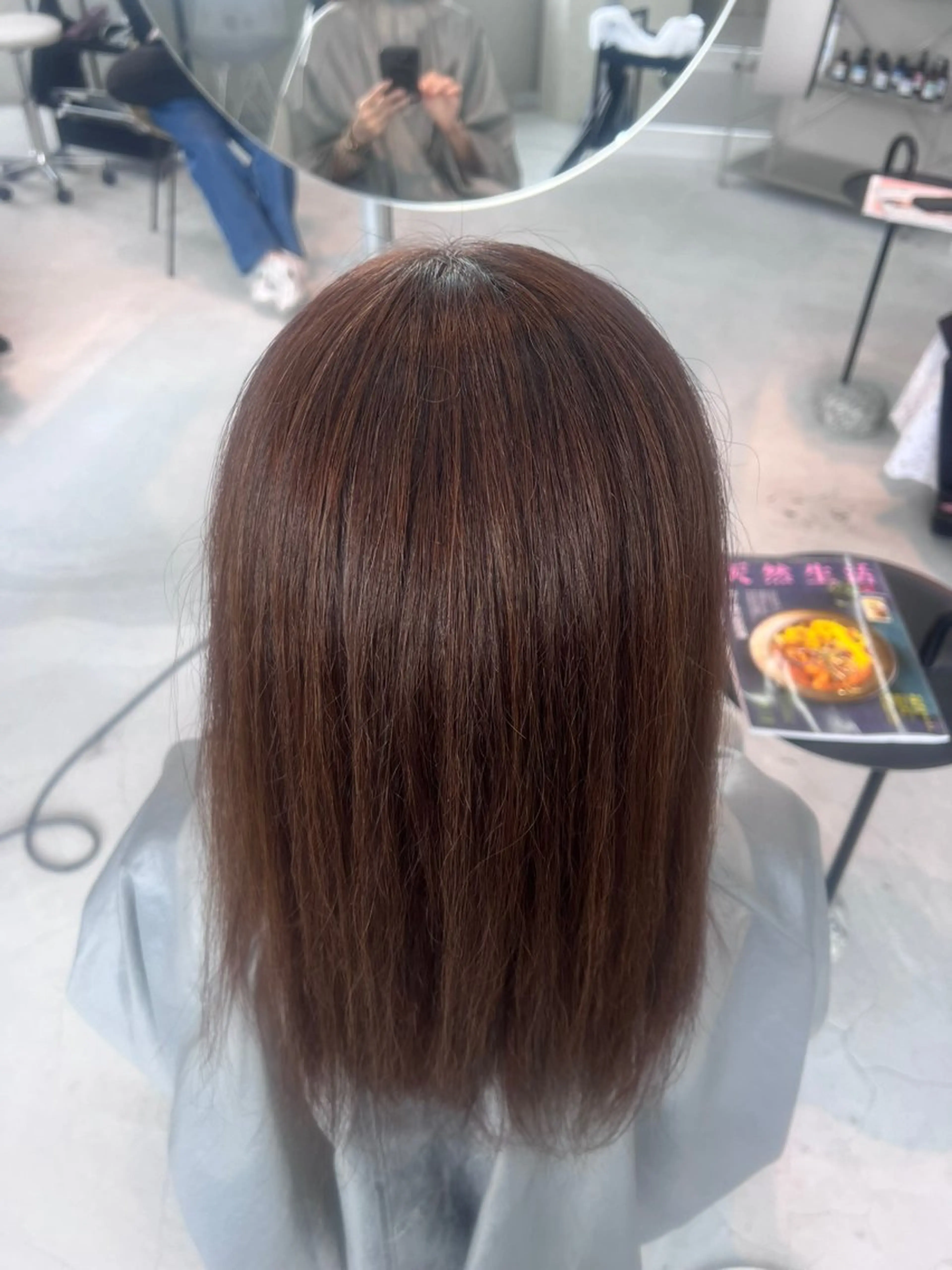 ミディアム ヘアカラー トリートメント SOL しゅのんのヘアスタイル