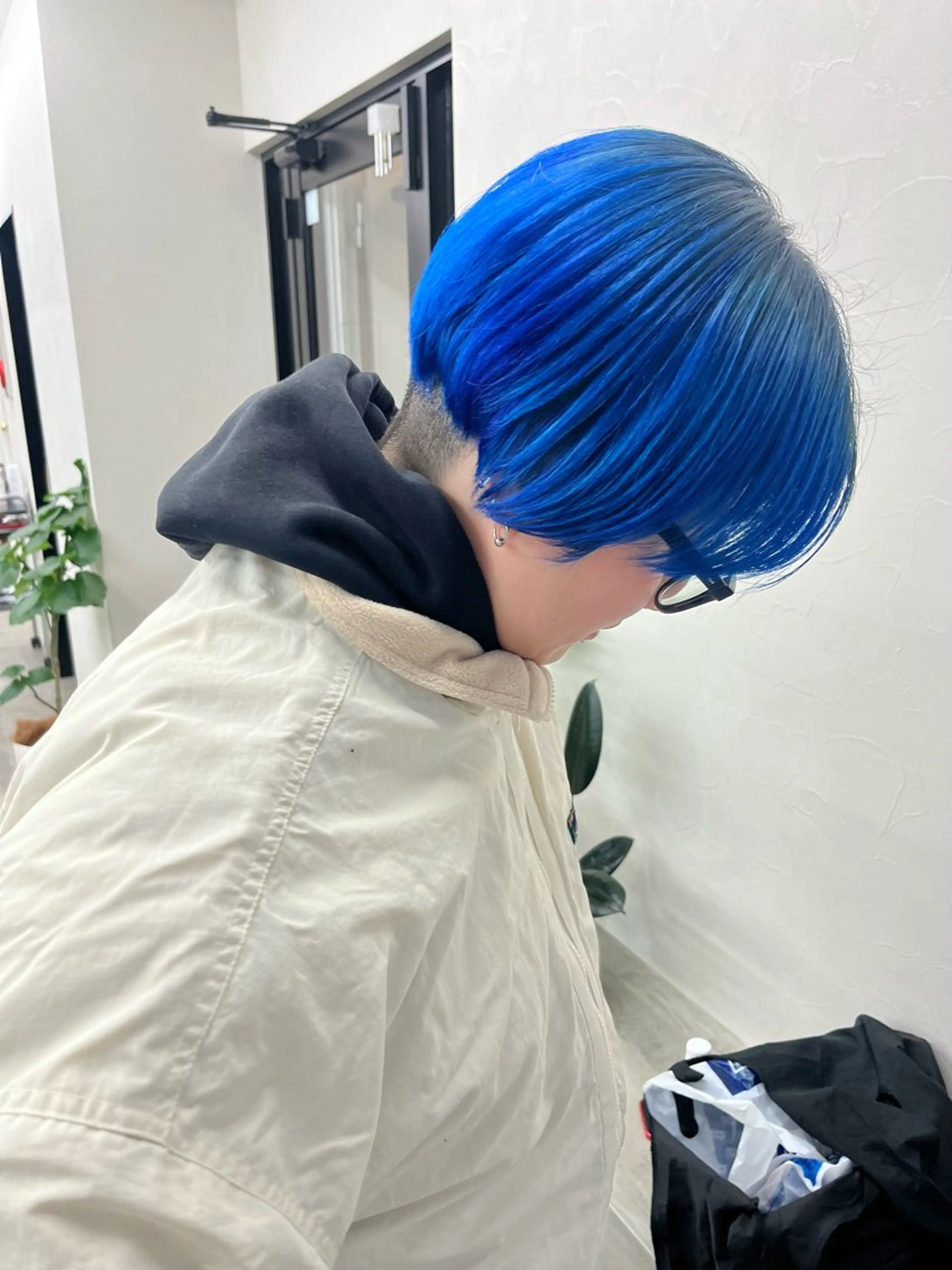 ショート カラー ブリーチ ケアブリーチ ツヤカラーを実現 /カンナのヘアスタイル