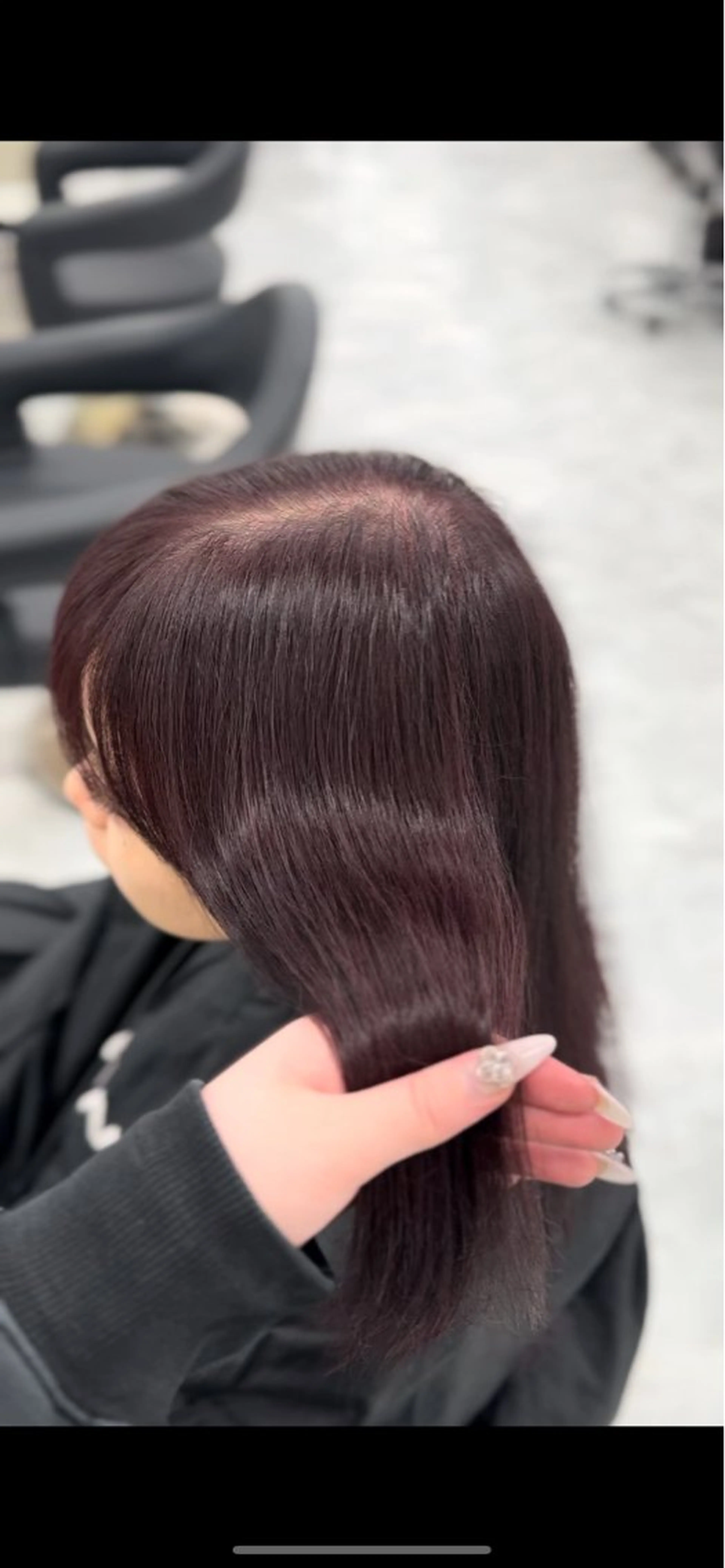 ロング ヘアカラー トリートメント ヘッドスパ ヘアセット 🤍上質艶ワンホン ヘアMAYU🤍のヘアスタイル