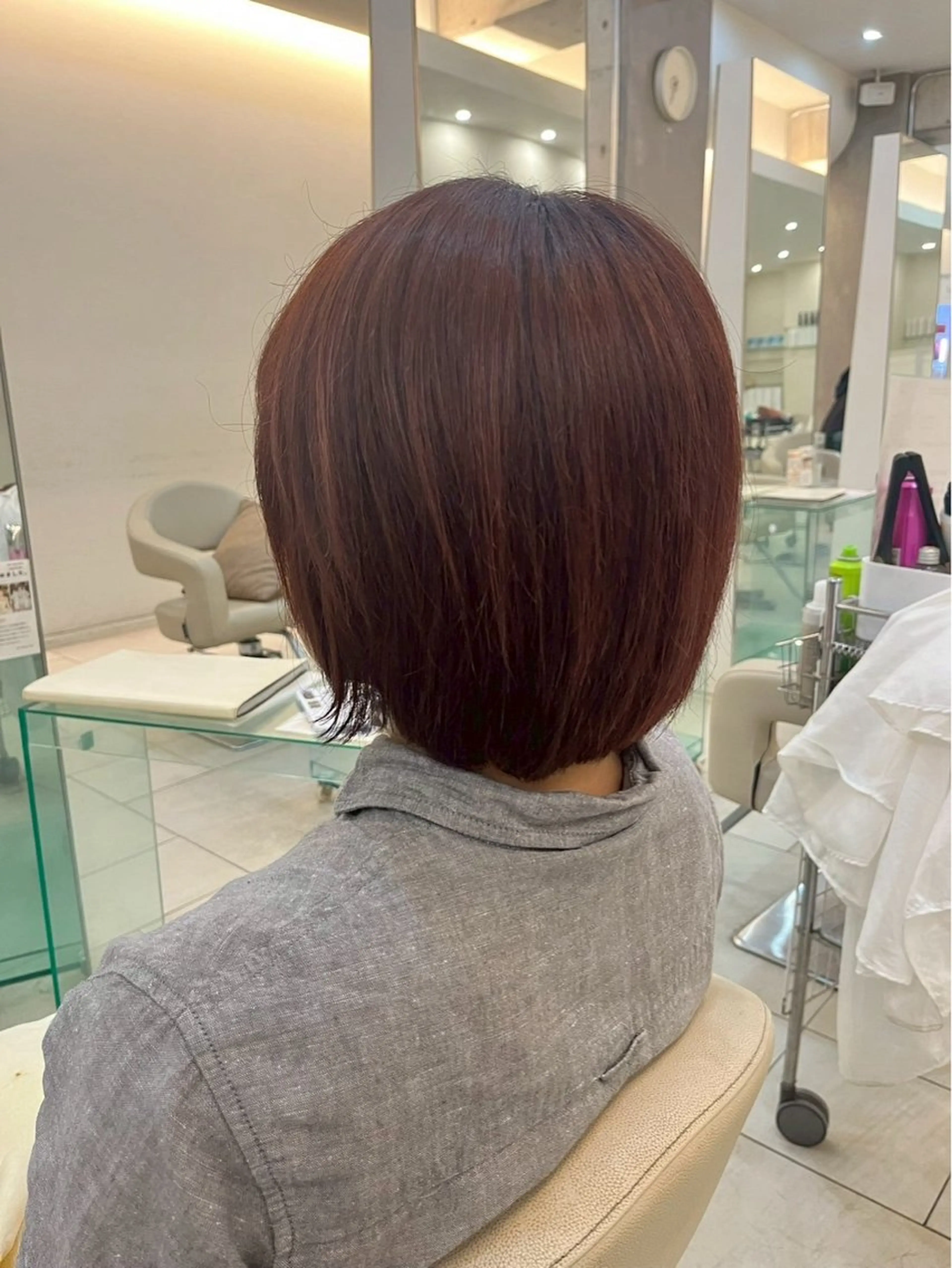 ミディアム カット ヘアカラー トリートメント Nagito/メンズ /梅田/艶カラーのヘアスタイル