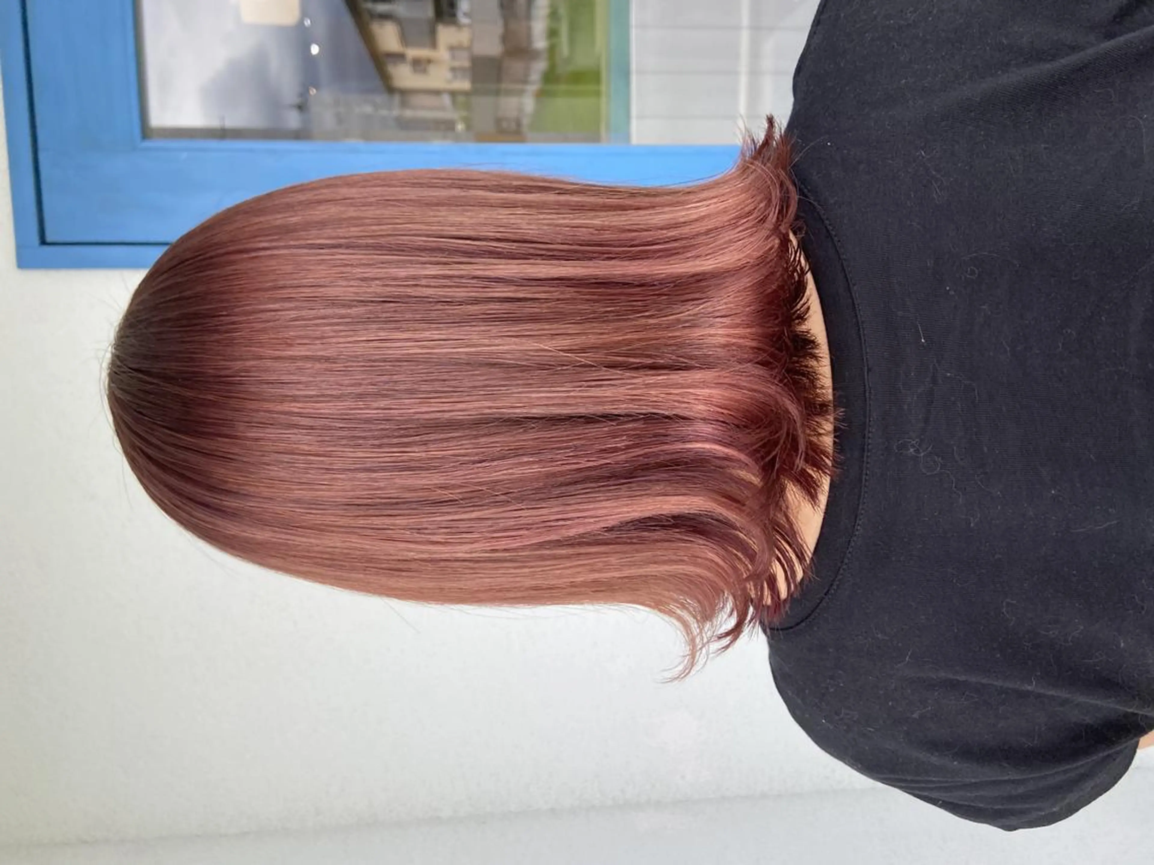 ミディアム アッシュ ボブ 外国人風カラー ハイライト レイヤーカット ヘアカラー corazon ブリーチのヘアスタイル