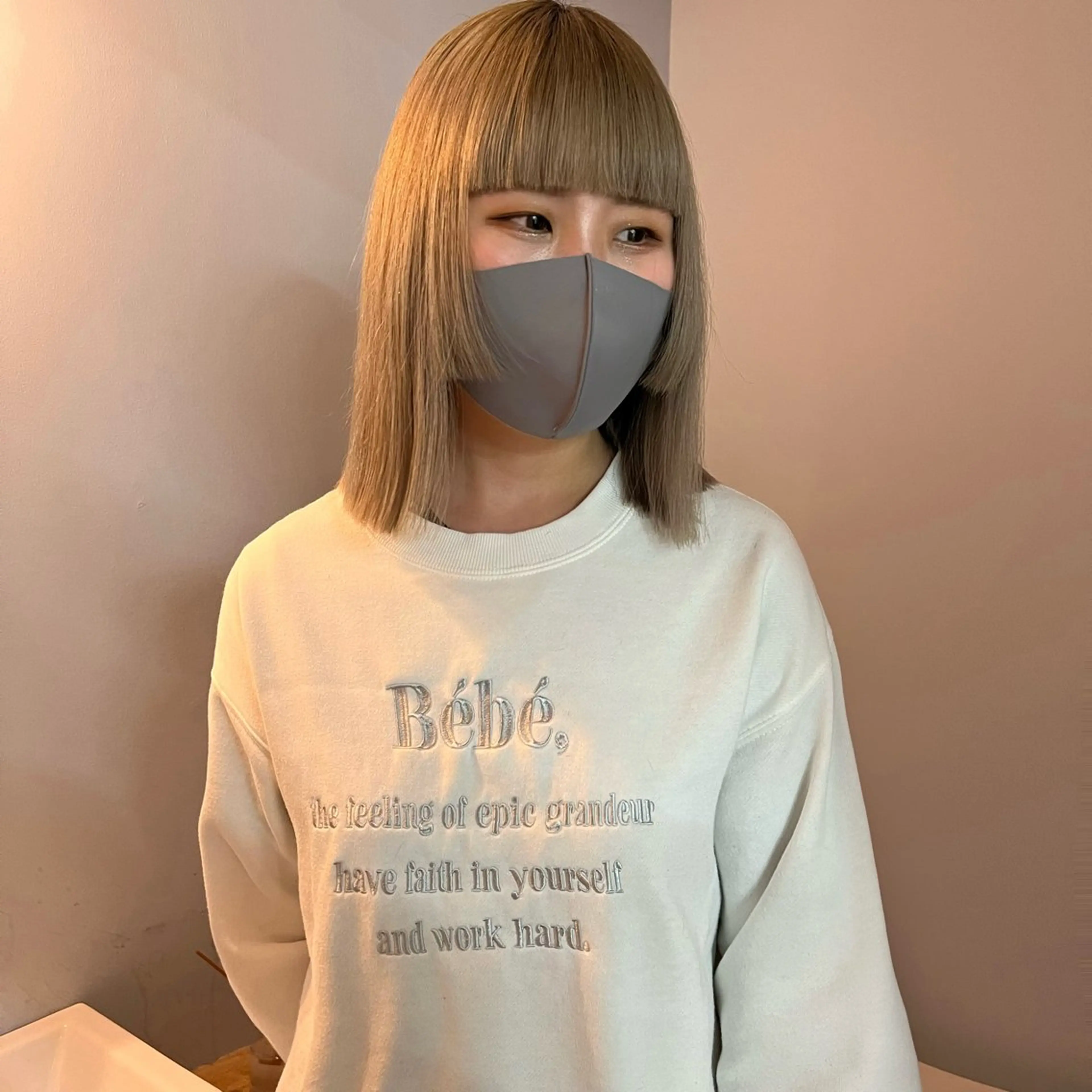 ミディアム 姫カット 舟橋耀/ブリーチカラ ー/レイヤーカットのヘアスタイル