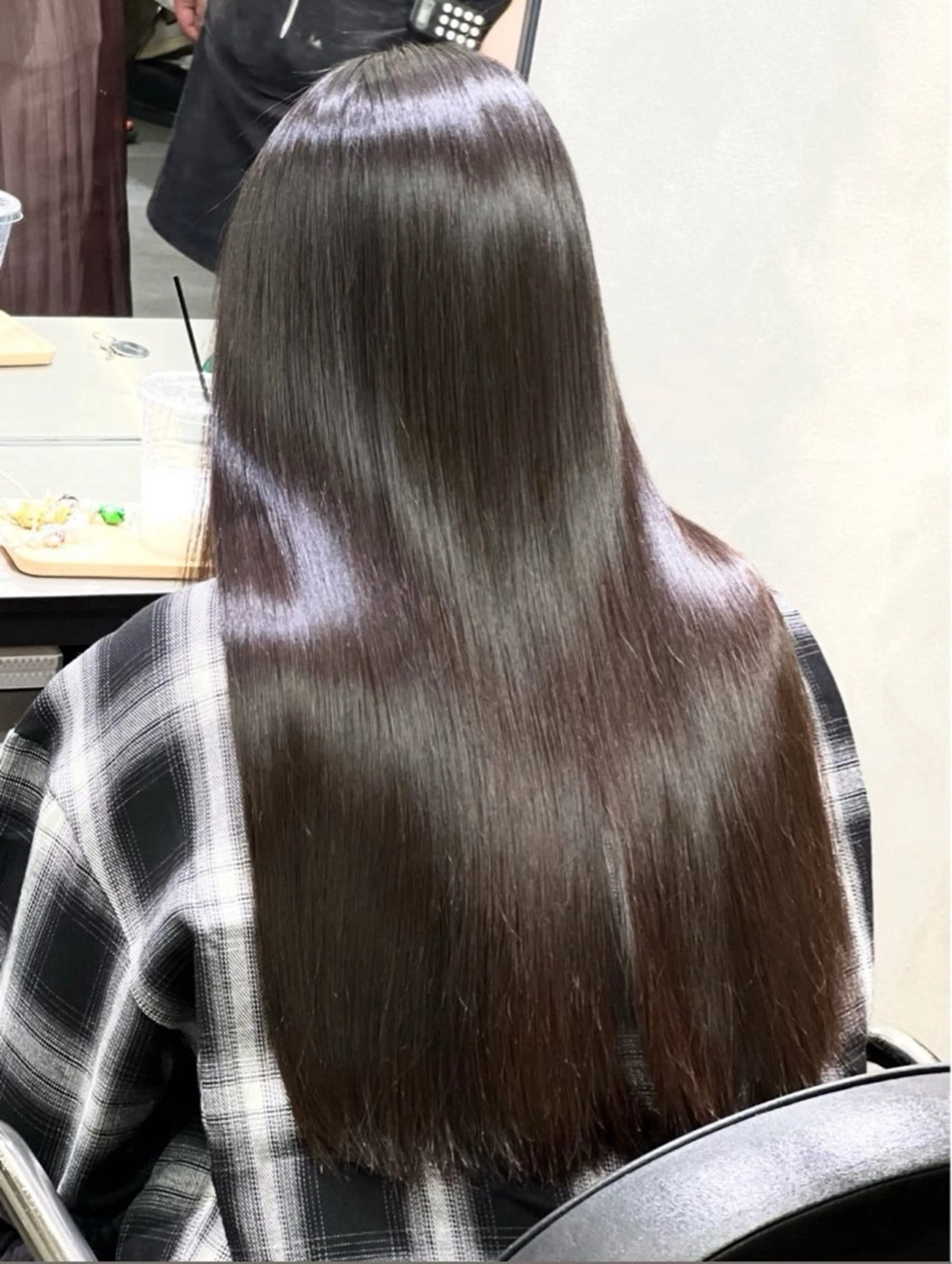 ロング 長井 万祥のヘアスタイル