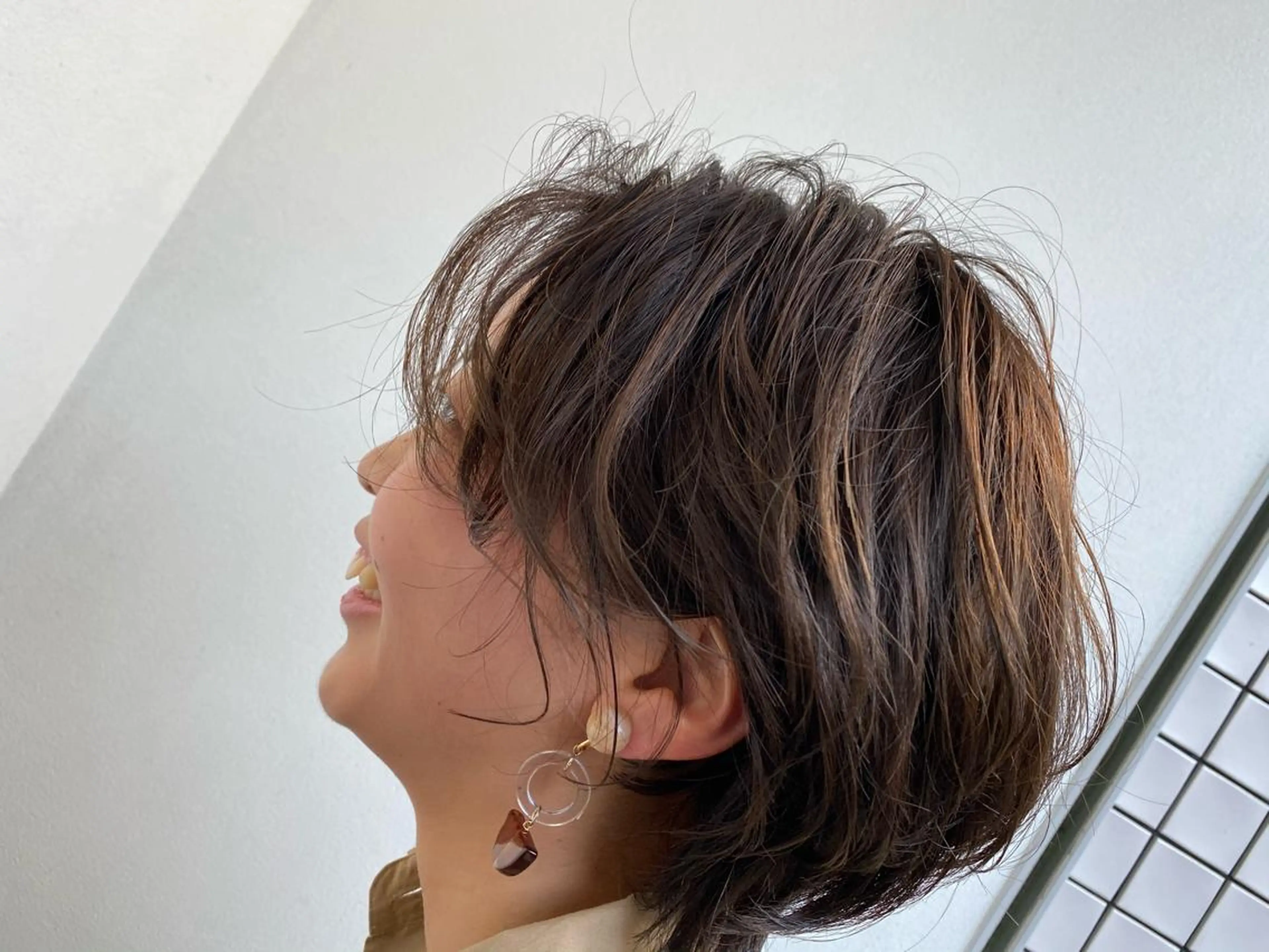 ショート タナカ レイヤのヘアスタイル