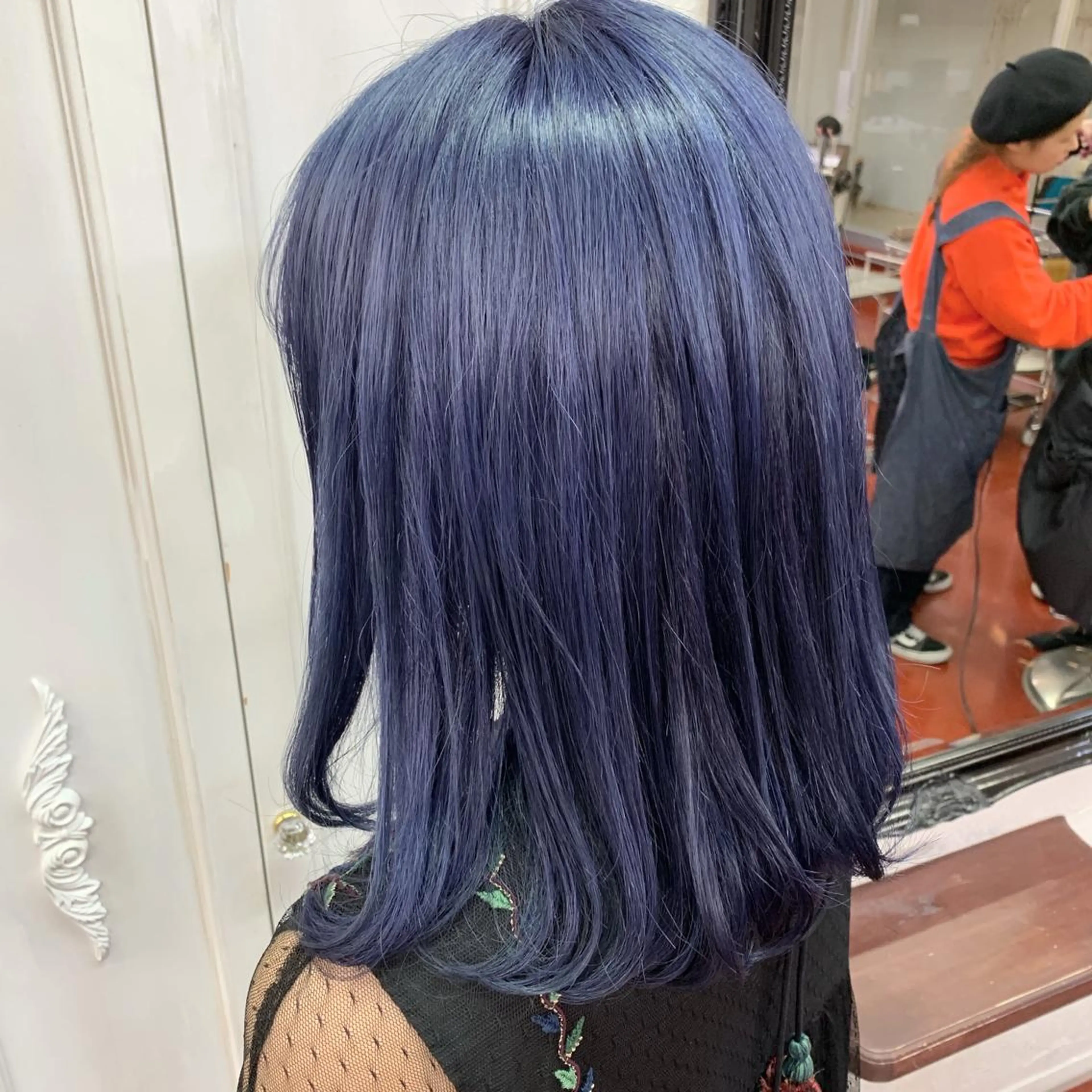 ミディアム カラー ピンクベージュ/新潟 万代/高橋桃葉🍑のヘアスタイル