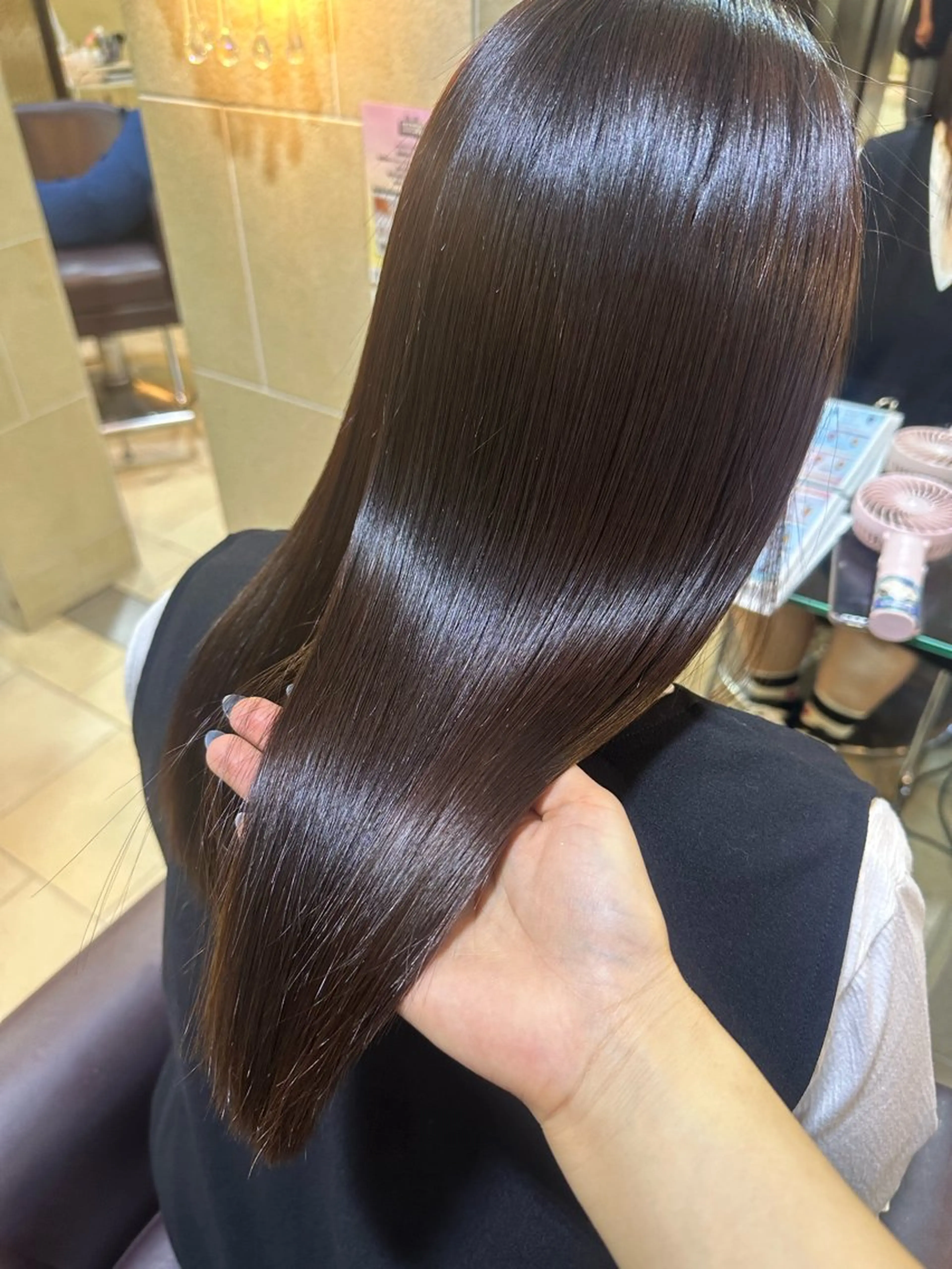 セミロング カラー カット ヘアカラー トリートメント SAKURA🌸 レイヤー/グレージュのヘアスタイル