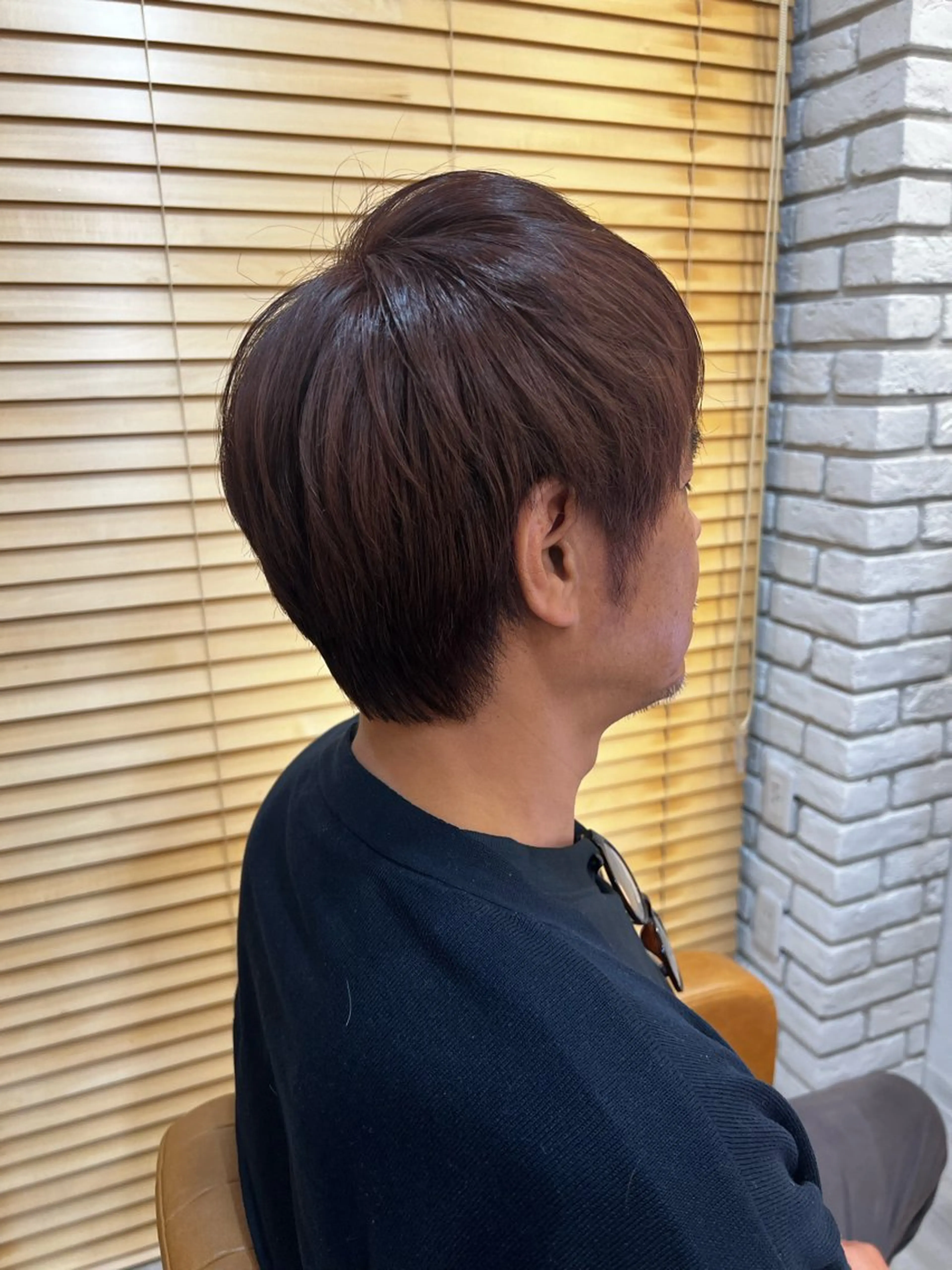 メンズカット（刈り上げなし）の写真