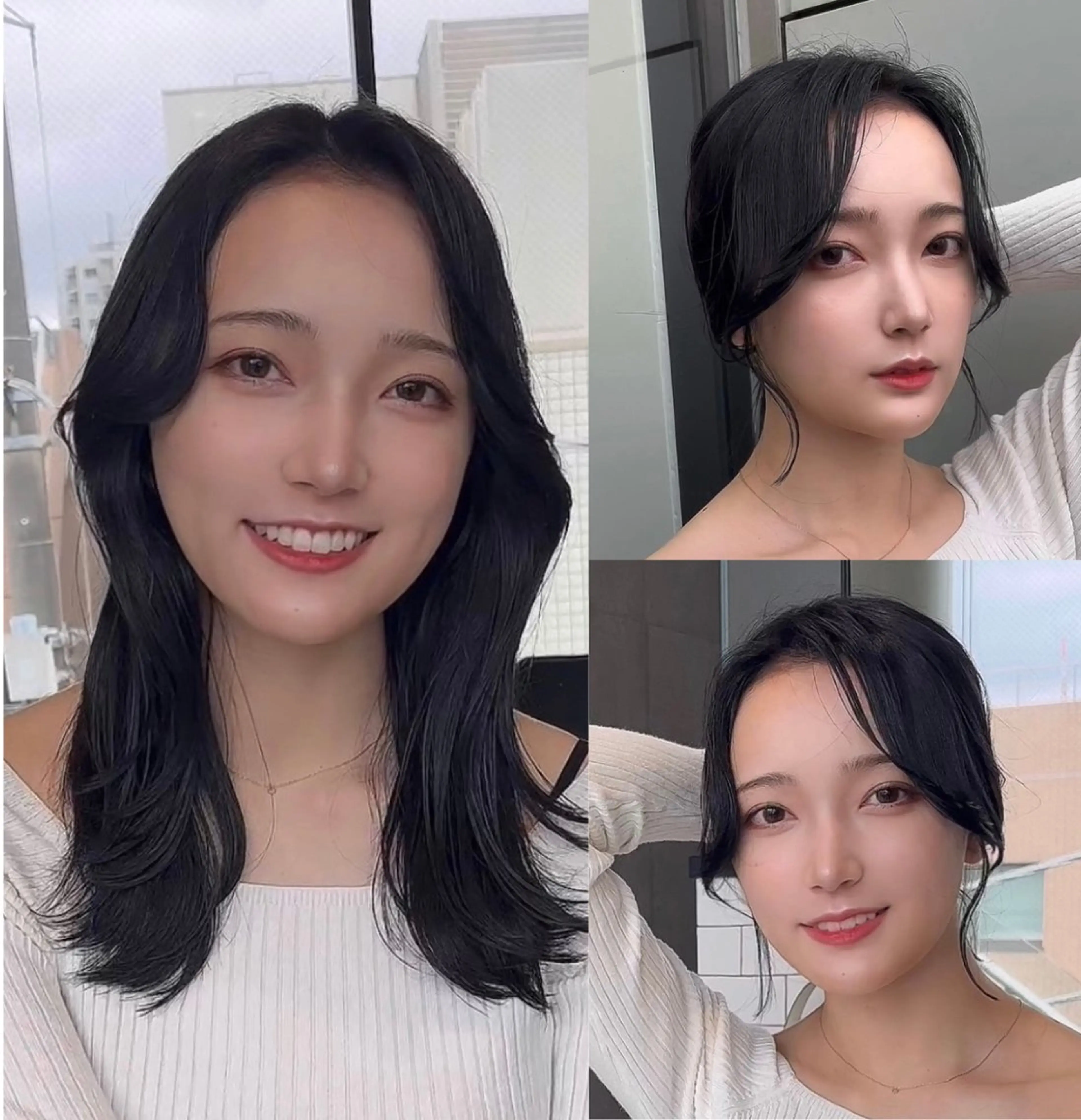 セミロング カラー カット ヘアカラー トリートメント 🌫️大人韓国ヘア 🌫️naoyaのヘアスタイル