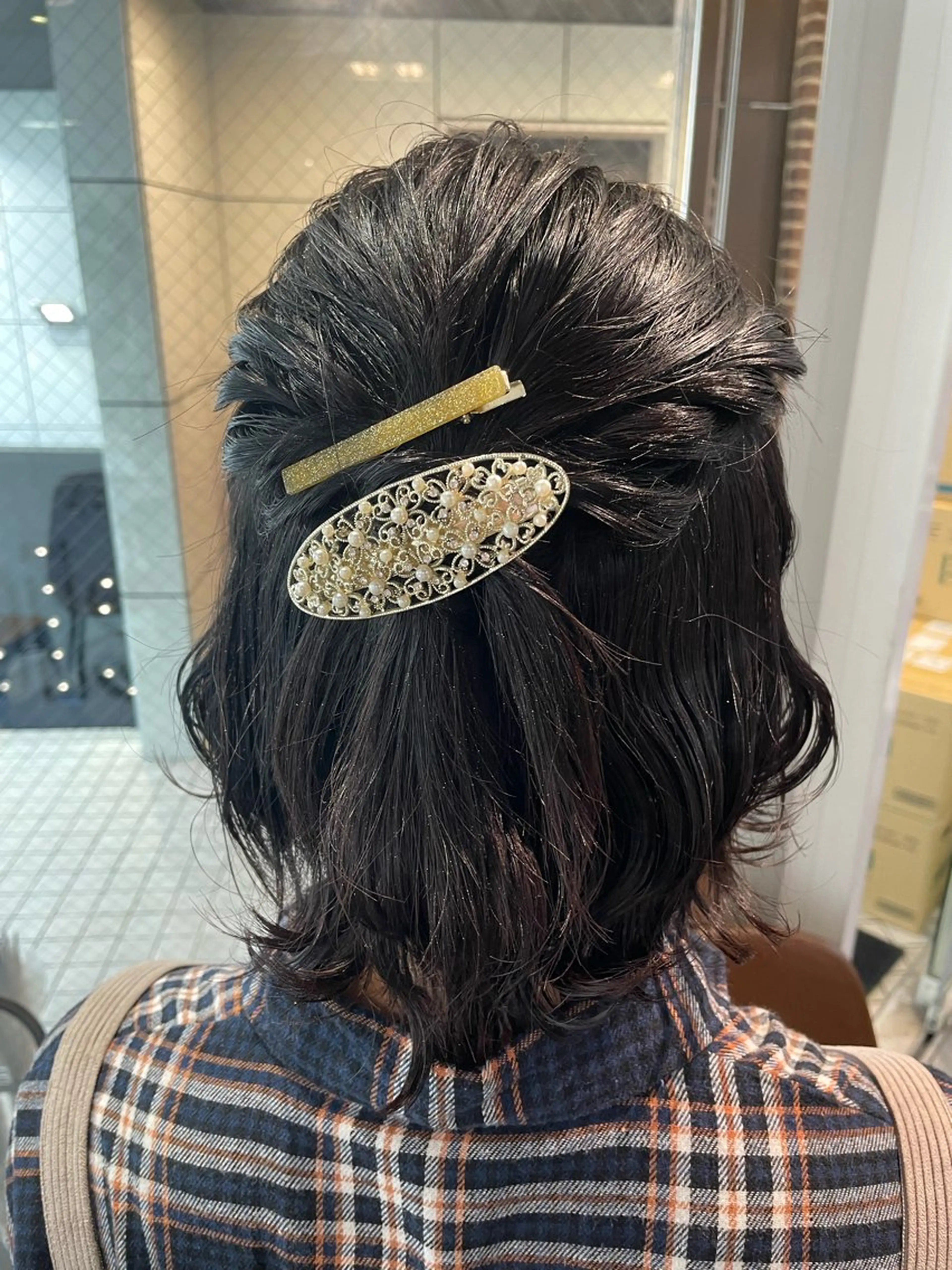 ヘアアレンジ ヘアセット ‪るか/‪透明感 カラー/アレンジのヘアスタイル