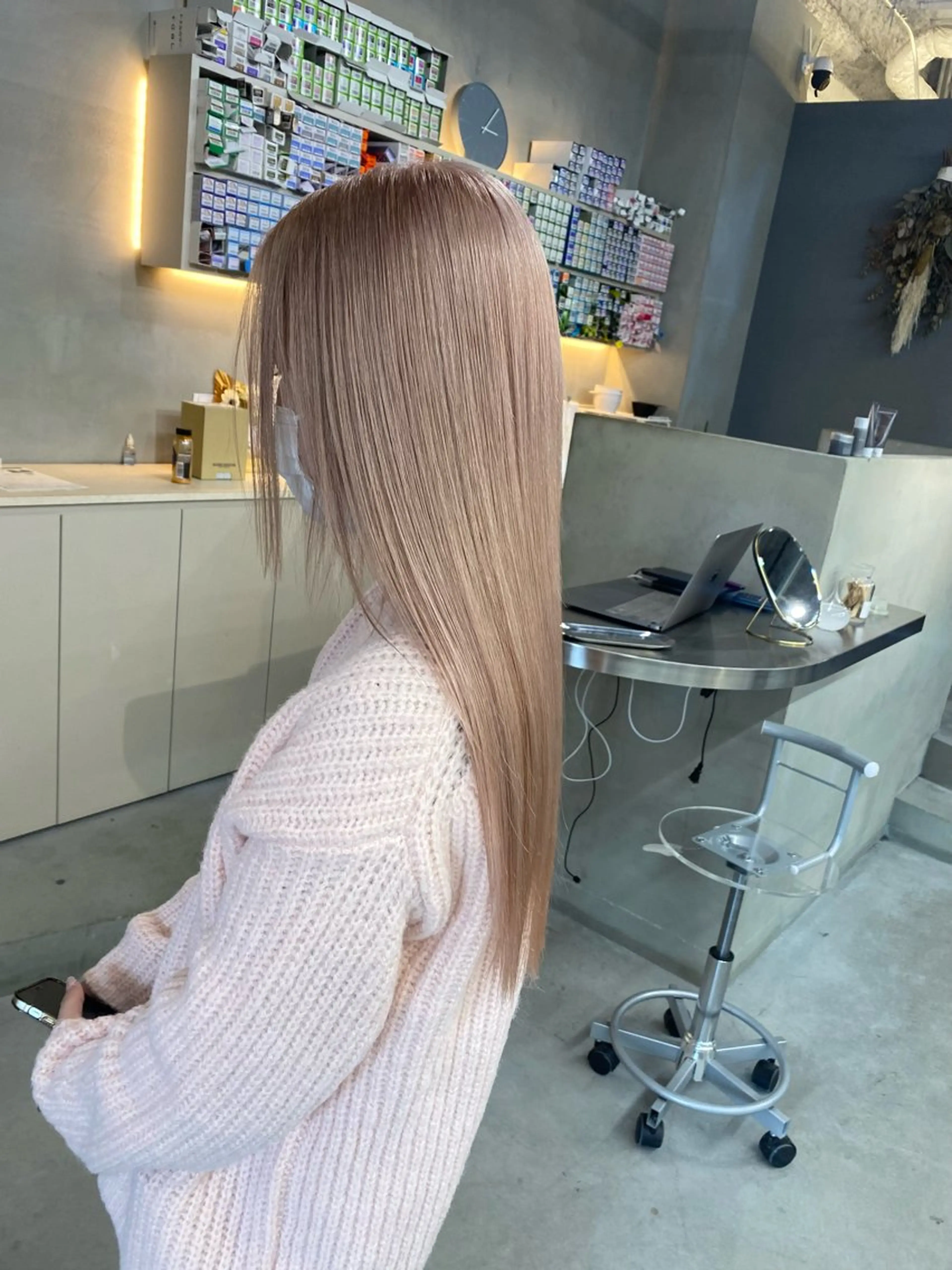 ロング カラー ヘアカラー qulim所属・前橋 姫奈のヘアスタイル