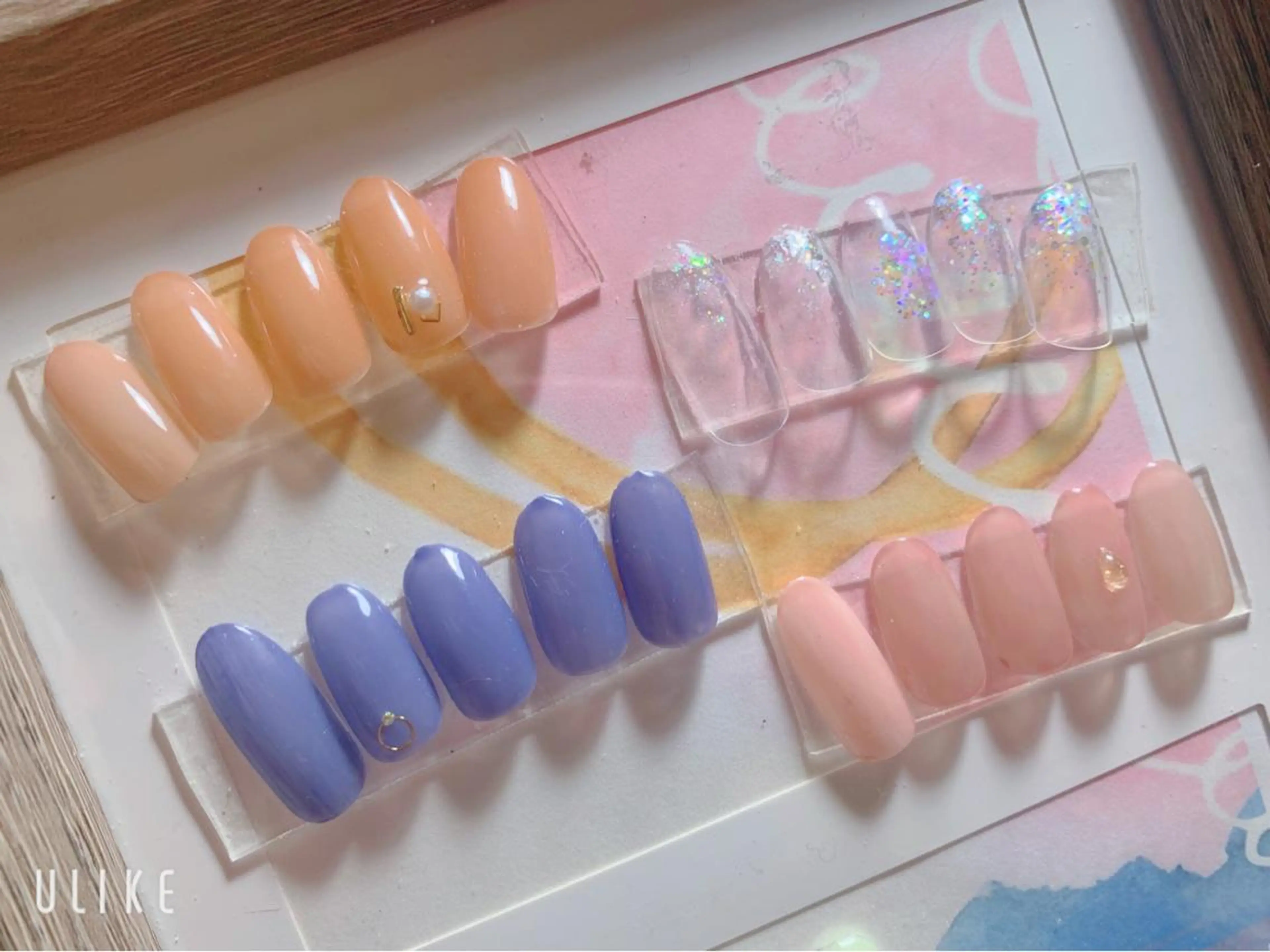 ネイル ハンドネイル ハンドケア うる艶♡透明感ネイル Rirashiaのネイルデザイン