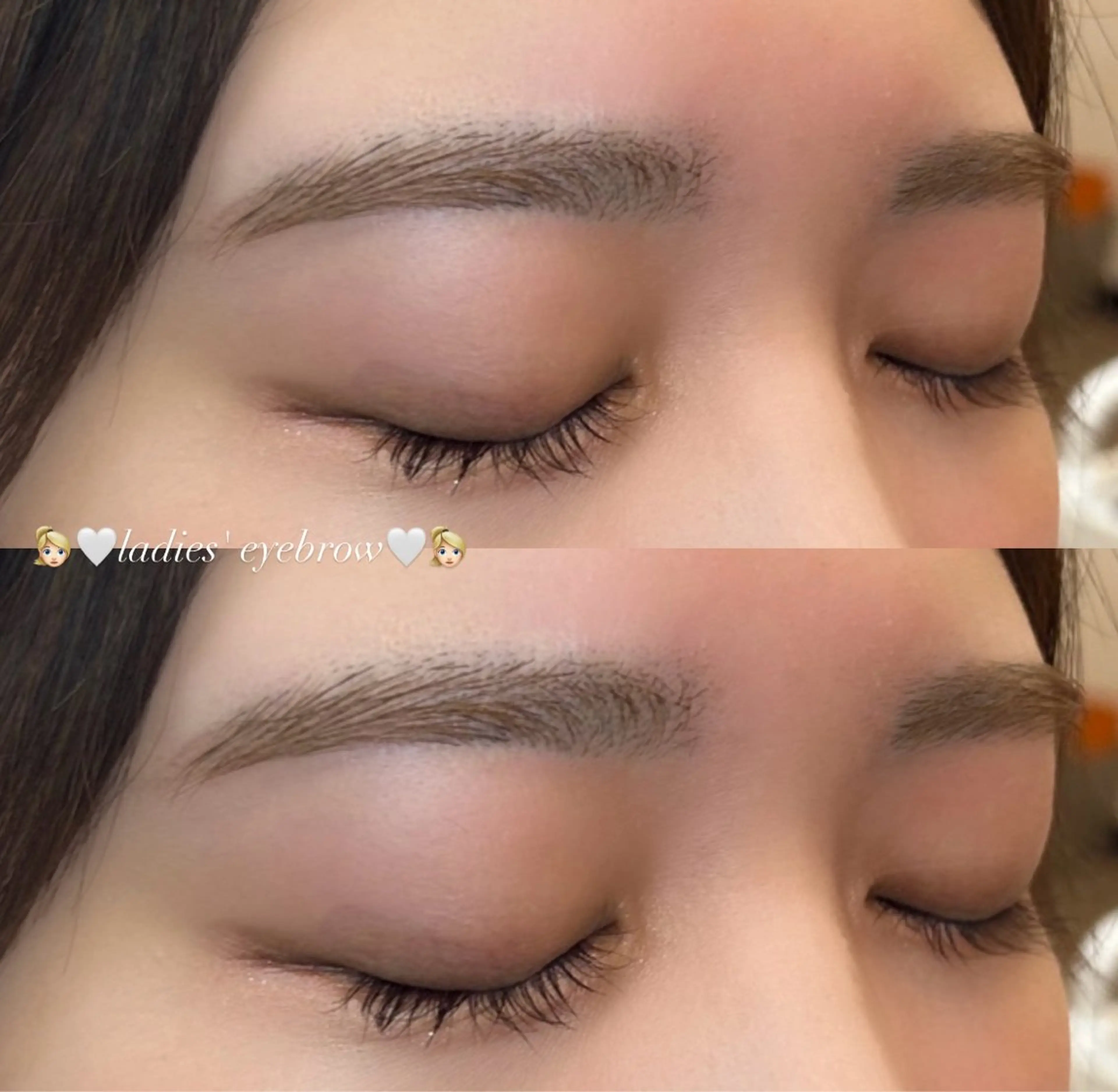 【練習モデル】10人限定リクエスト予約のみ❣️美眉アイブロウワックス間引きメイク仕上げ付き❣️の写真