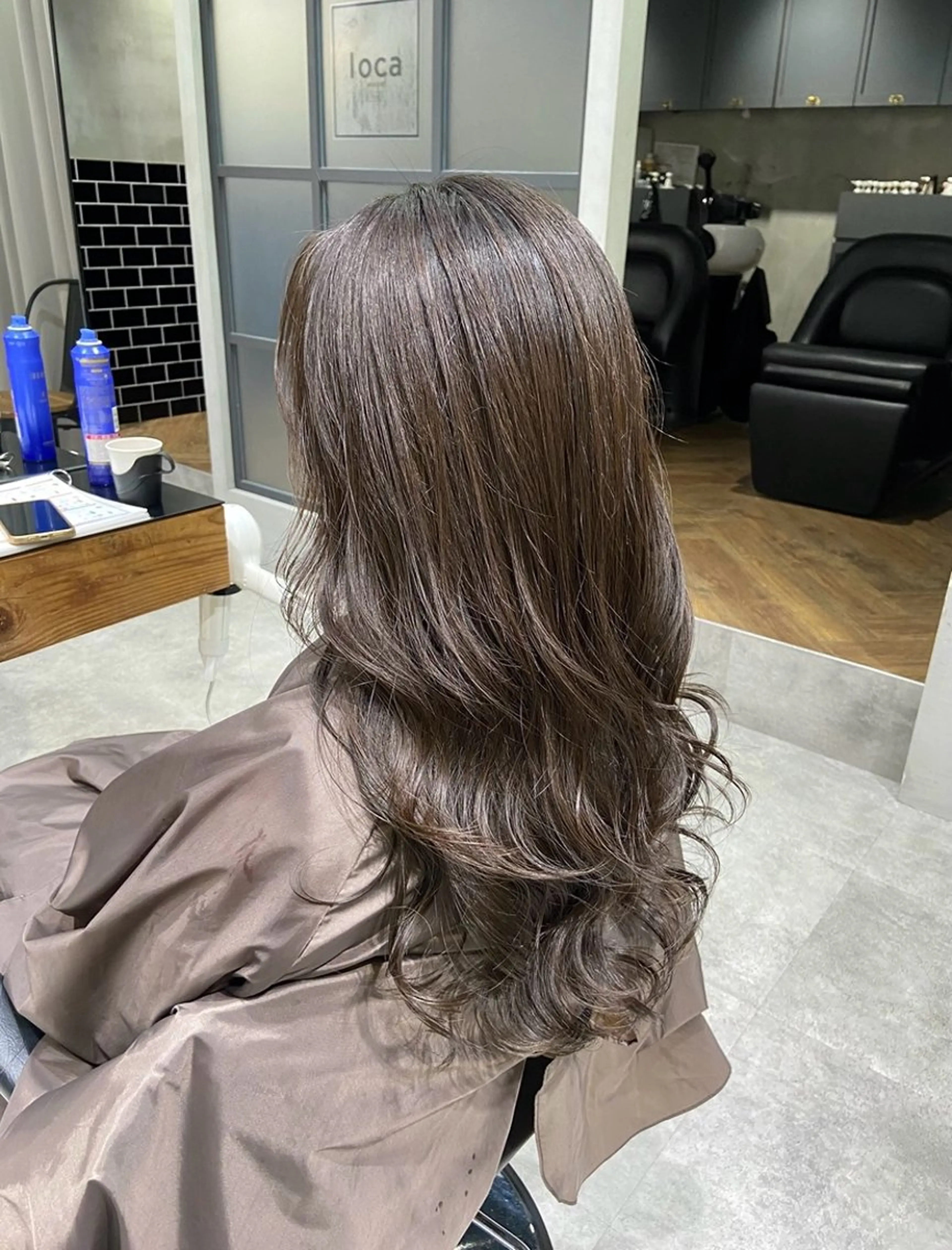 ロング カット ヘアカラー トリートメント loca by tree所属・髪質改善/うる艶ヘア HARUNAのヘアスタイル