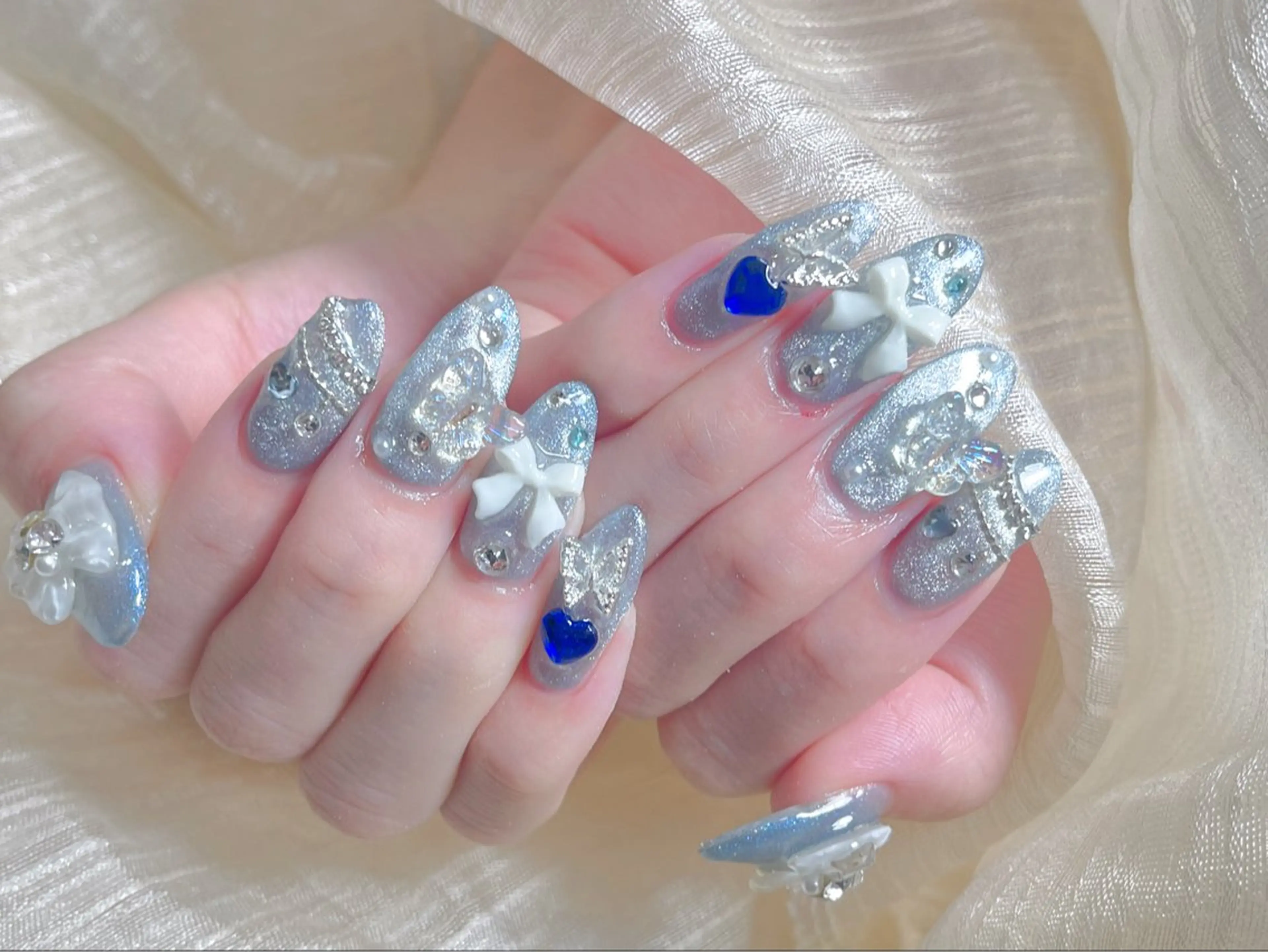 ネイル 🎀ネイルサロン エクラYUI🎀のネイルデザイン