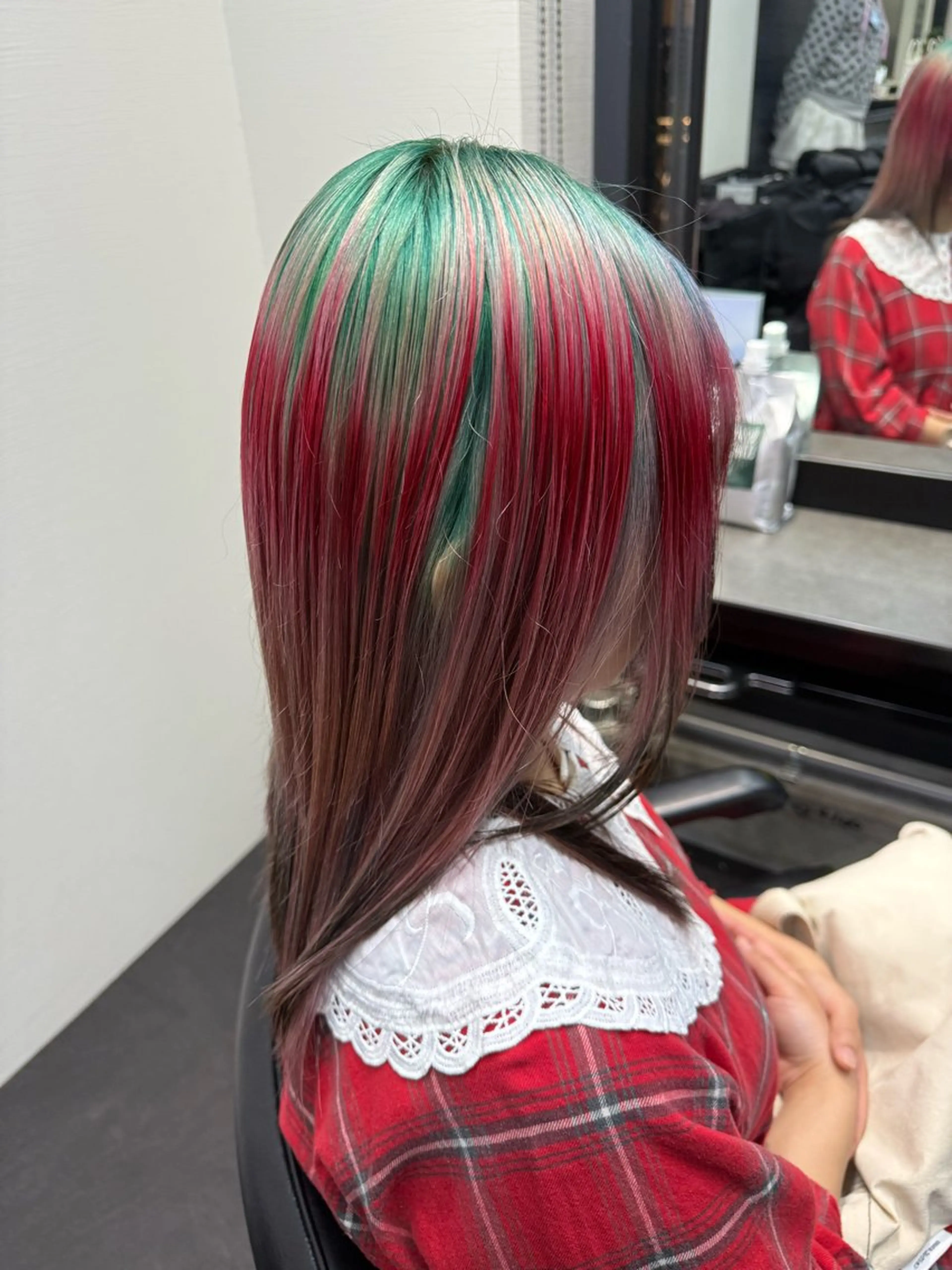 ロング 原 優季のヘアスタイル