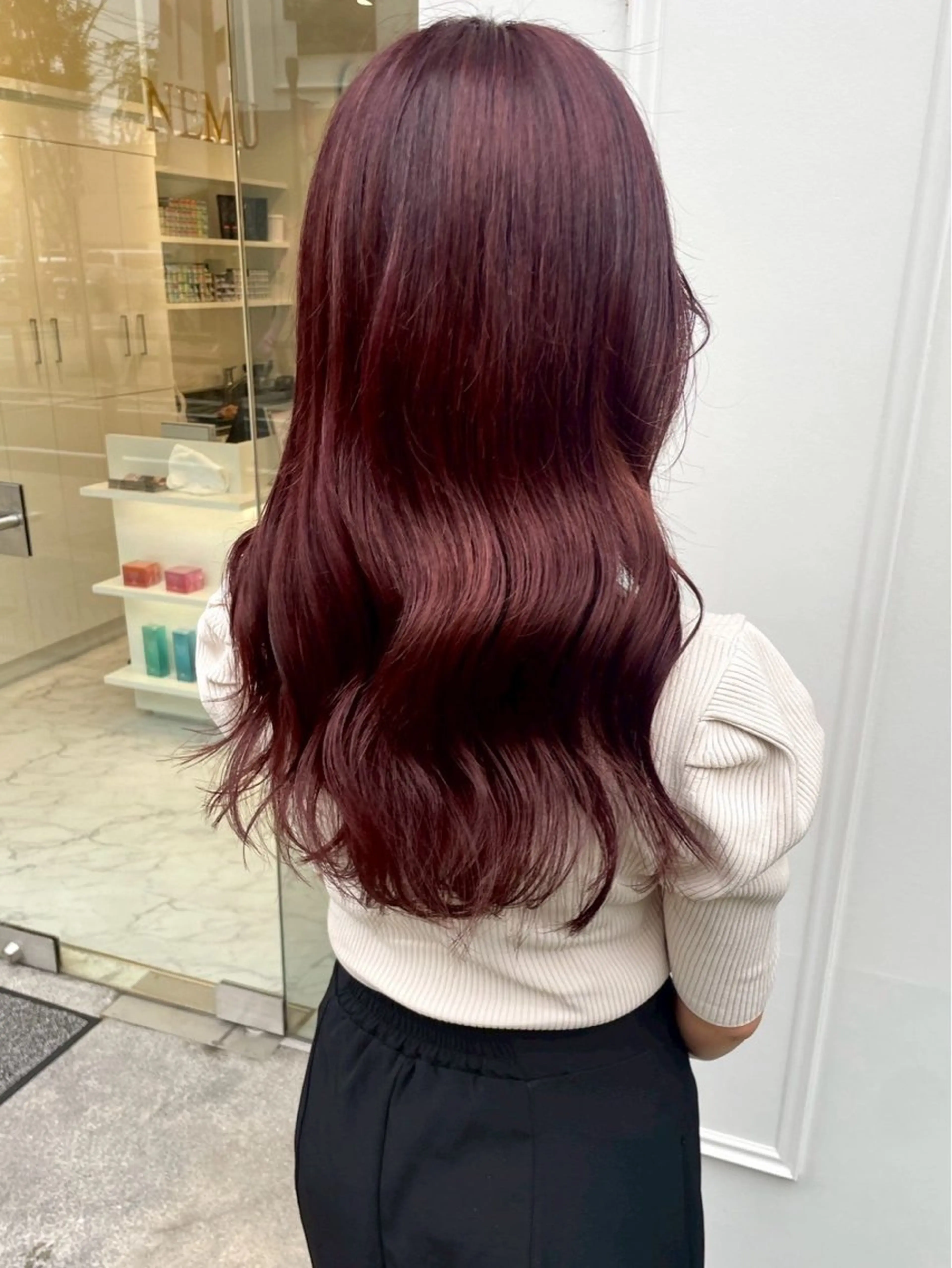 ロング カラー ヘアカラー ParveMix🎀 稲垣詞葉のヘアスタイル