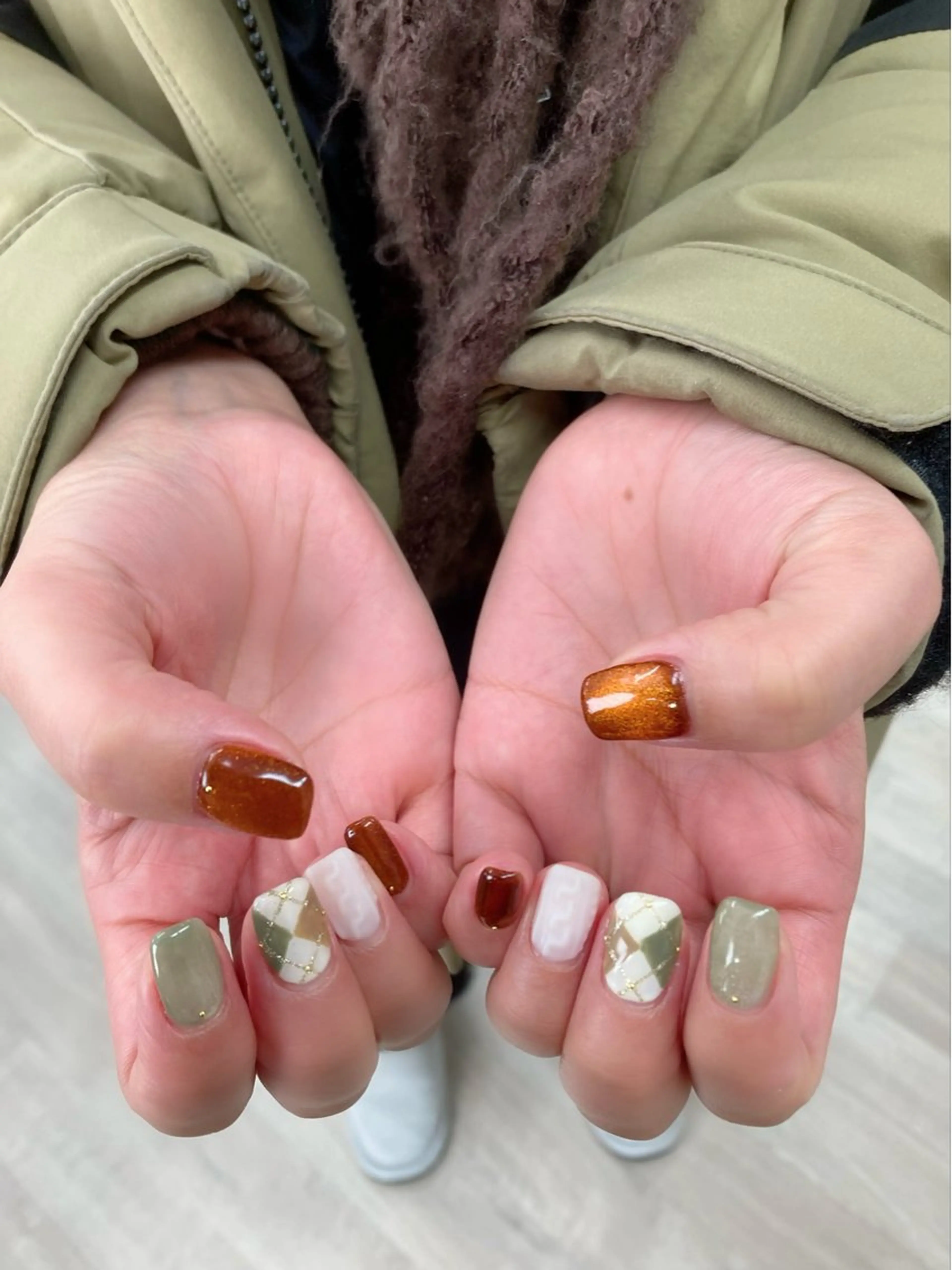ネイル 冬ネイル Lianネイル 寛子Lianのネイルデザイン