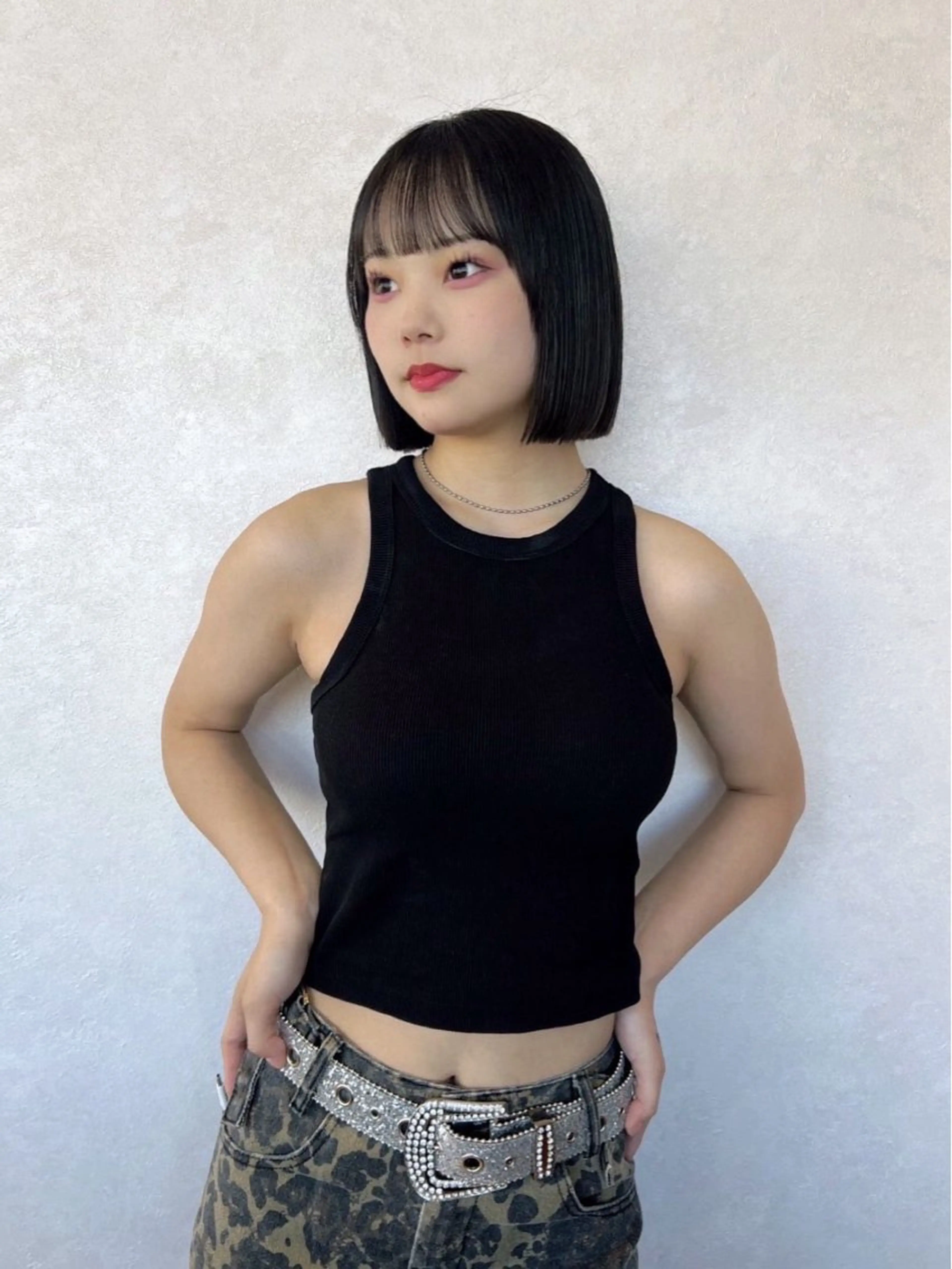 カラー nehus nagaoka所属・🖤複雑履歴ブリーチ Mizuki 🖤のヘアスタイル