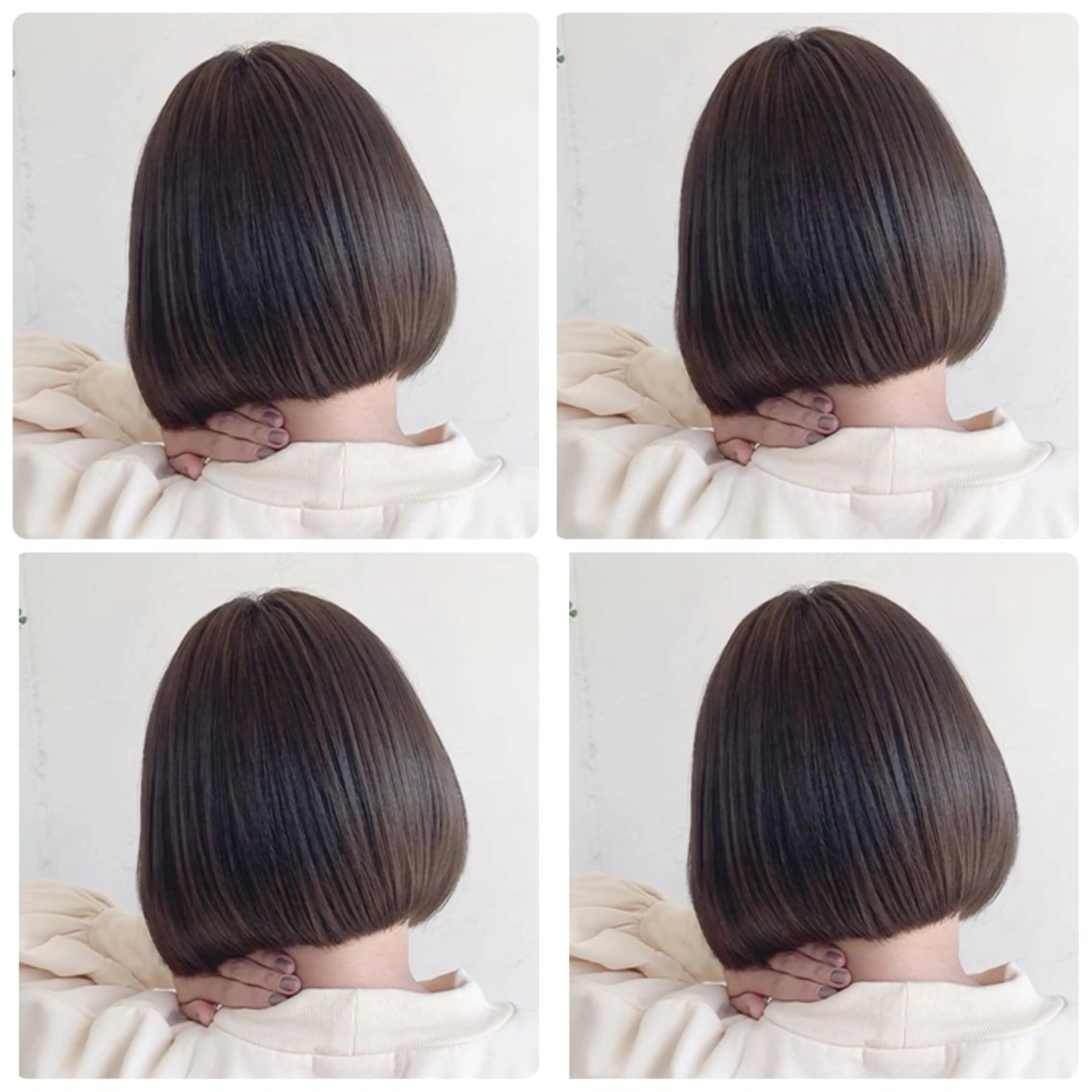 ショート カラー ショートボブ ハンサムショート 丸みショート デザインカラー ハイライトカラー カット ヘアカラー トリートメント 京都/烏丸/ショート 徒歩1分/秋山のヘアスタイル