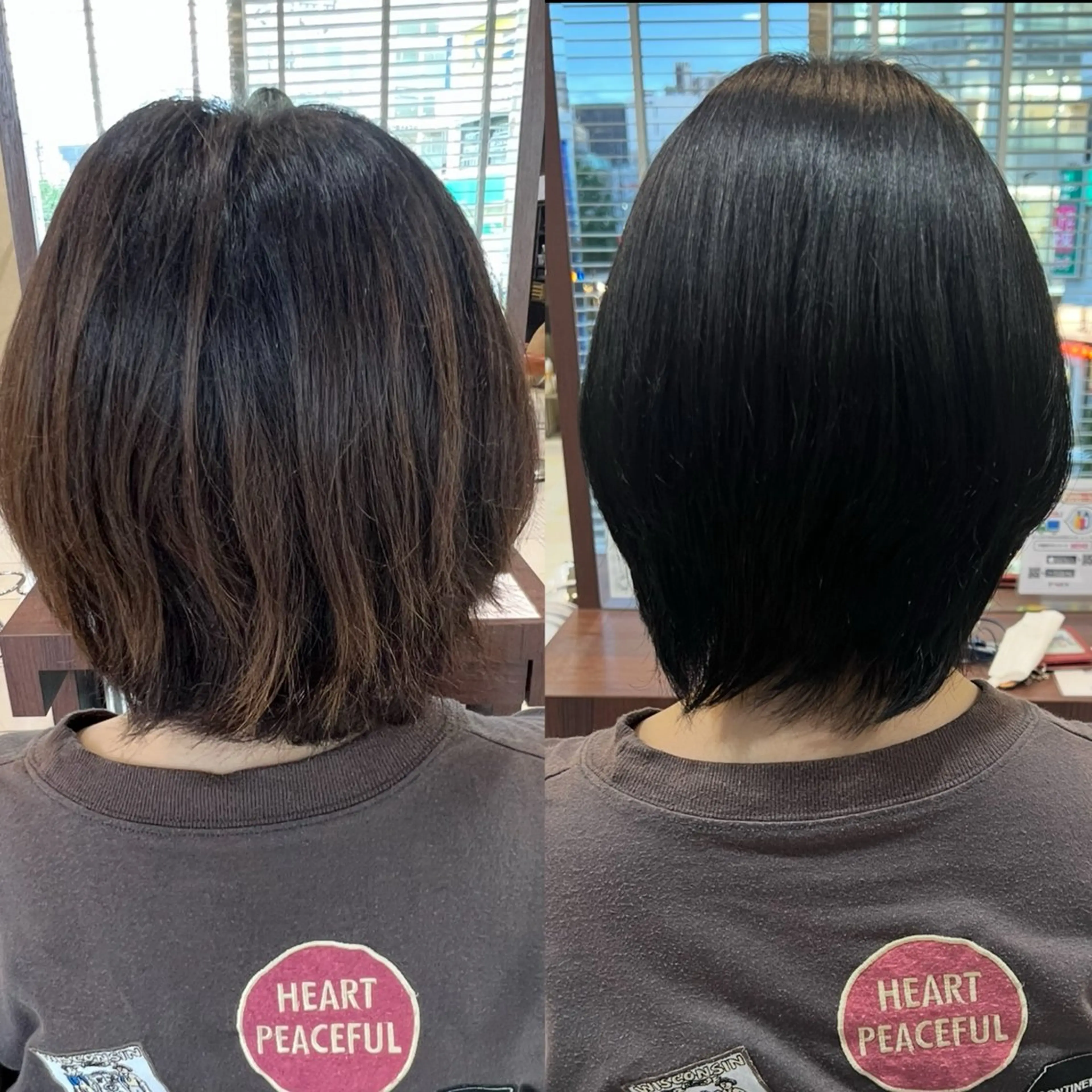 ショート カラー ブリーチ 🫧艶髪矯正🫧 伊原修子のヘアスタイル