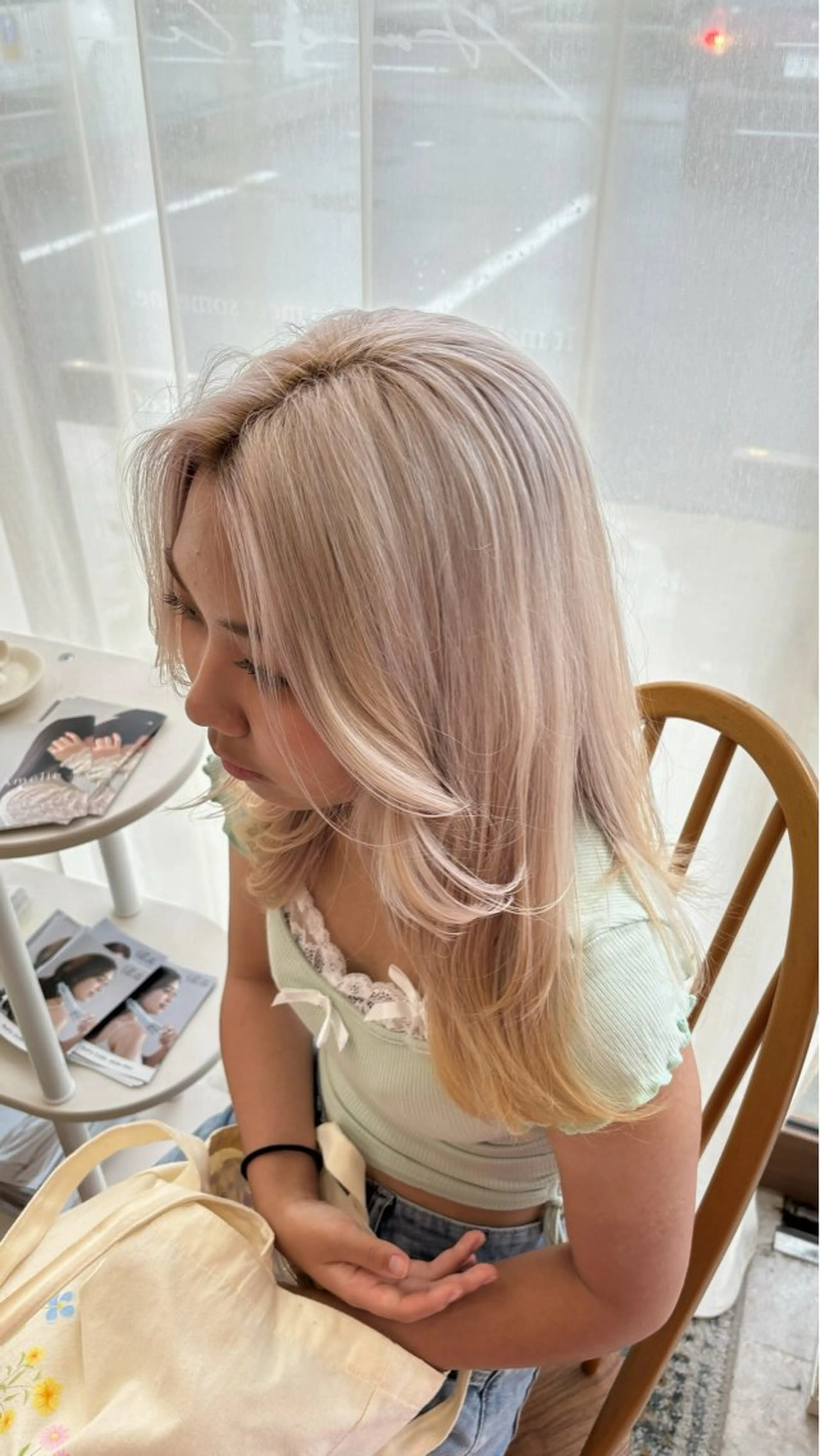 カラー 能勢 莉里花のヘアスタイル