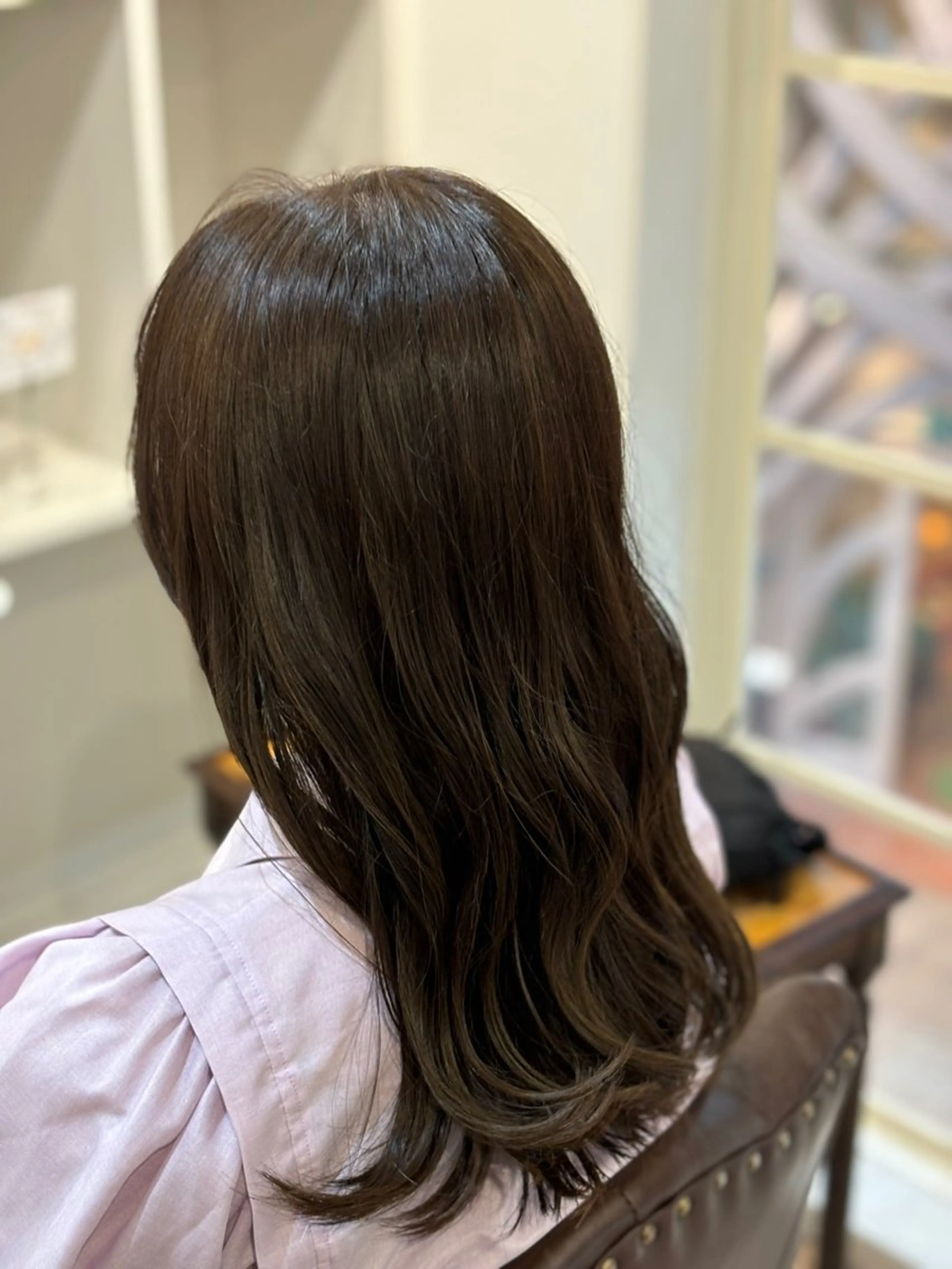 (U25)brown color🍪＋treatment🫧の写真