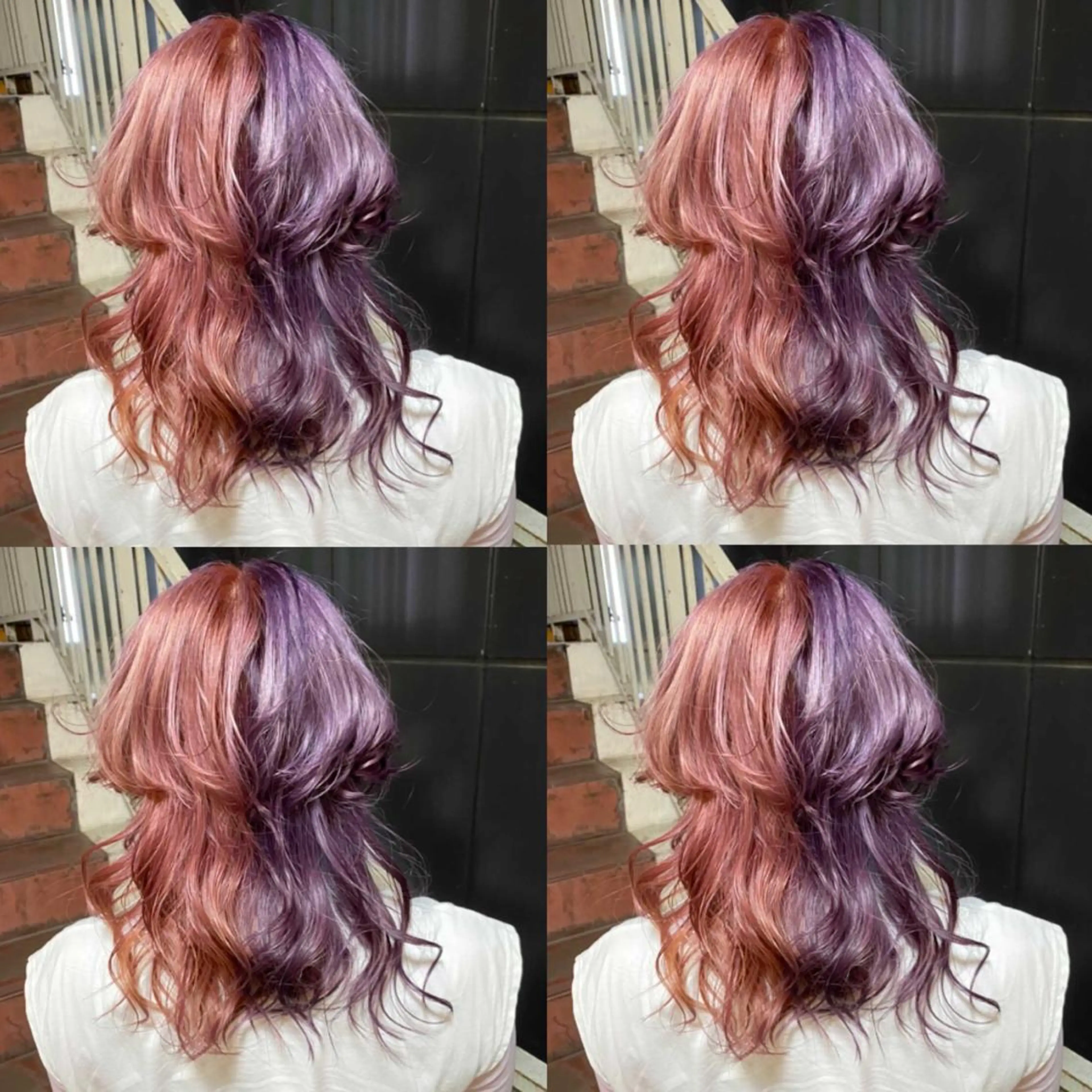 ミディアム カラー ヘアアレンジ カット ヘアカラー トリートメント 🦋韓国ヘア 坂本 菜摘🦋のヘアスタイル