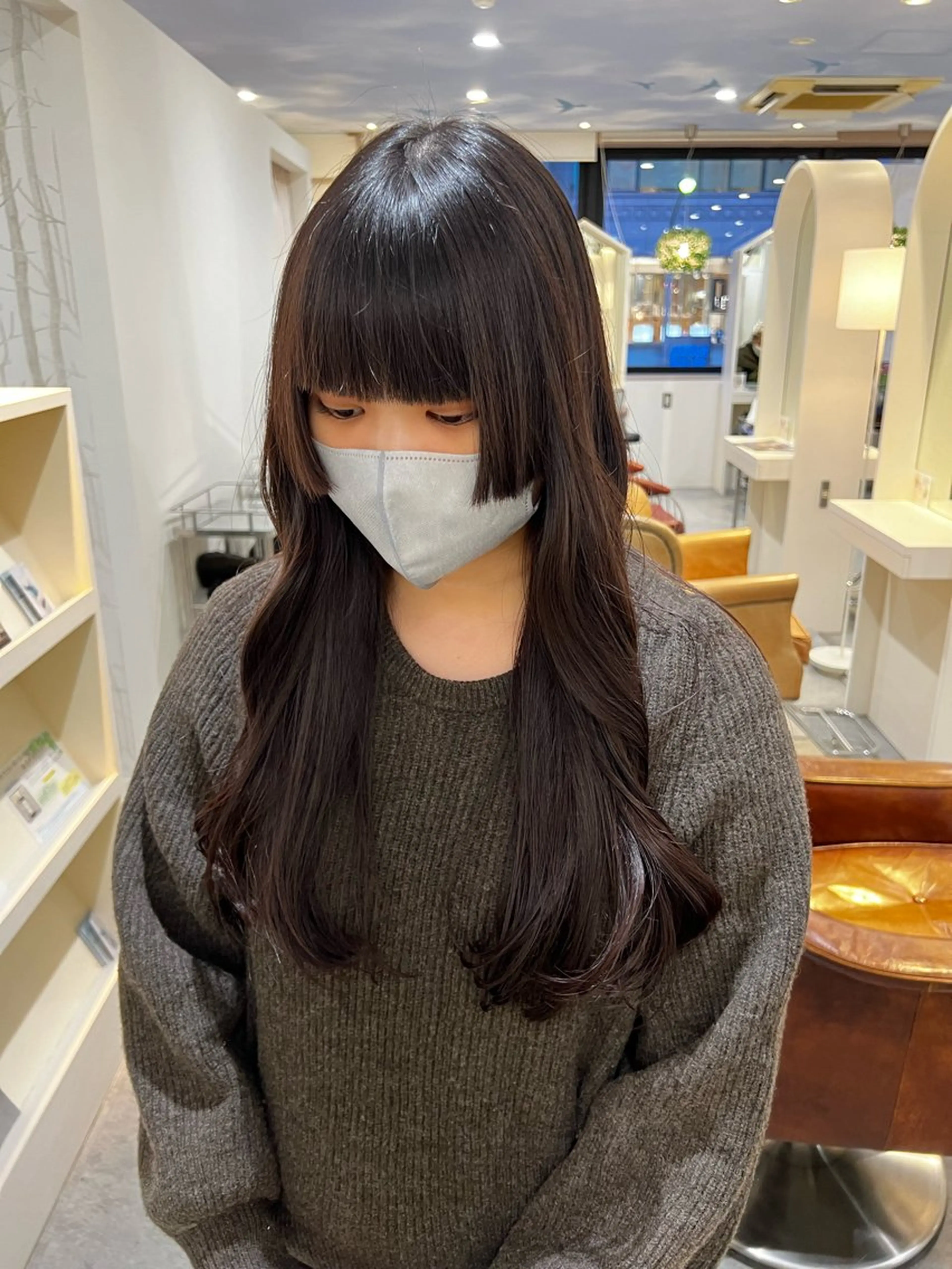 ロング 姫カット Aman  D'or所属・ショート/ボブ/東 千耀のヘアスタイル