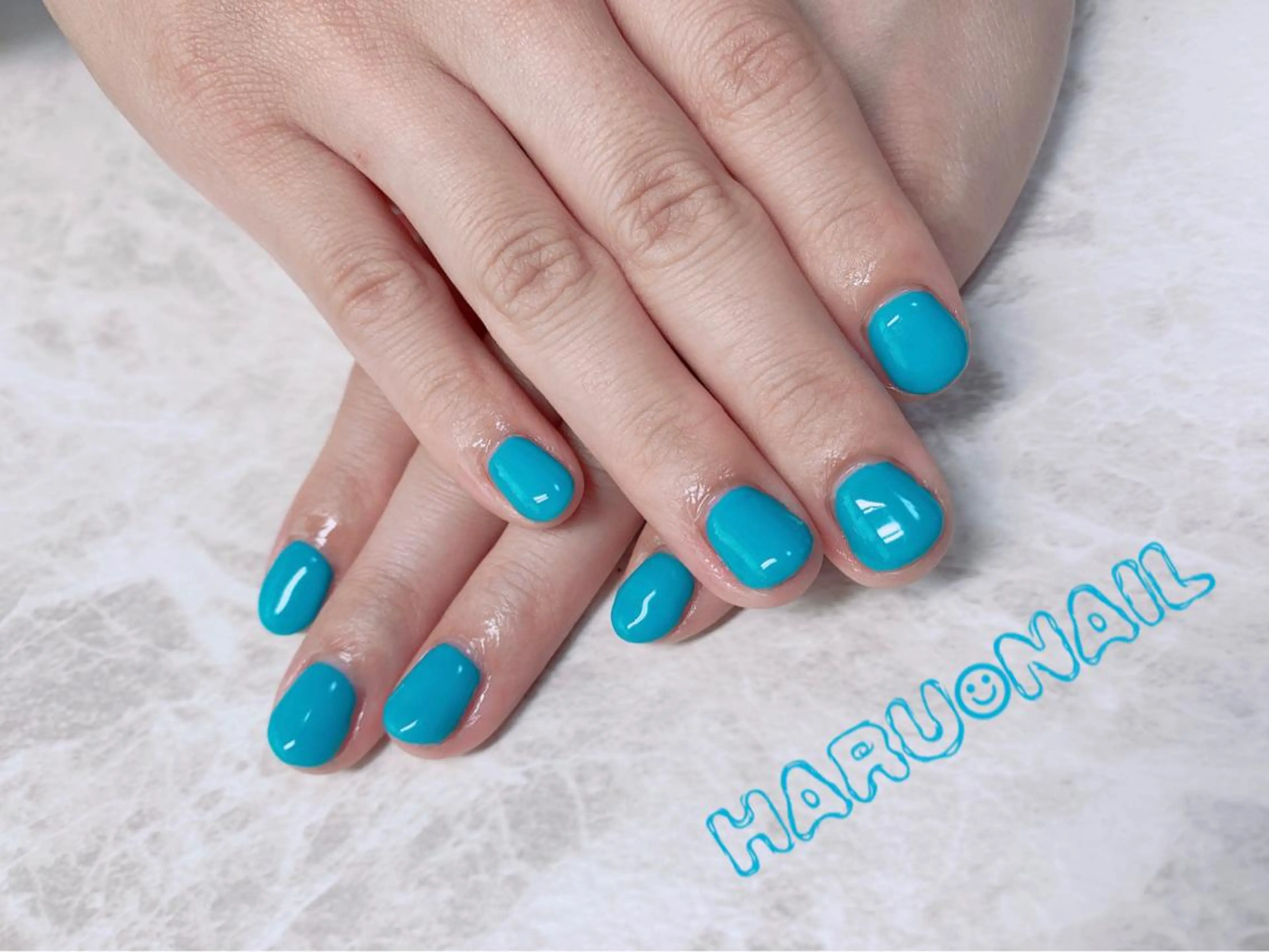 ネイル ブルー 痩身/脱毛/ネイル HARUKAのエステ・リラクイメージ