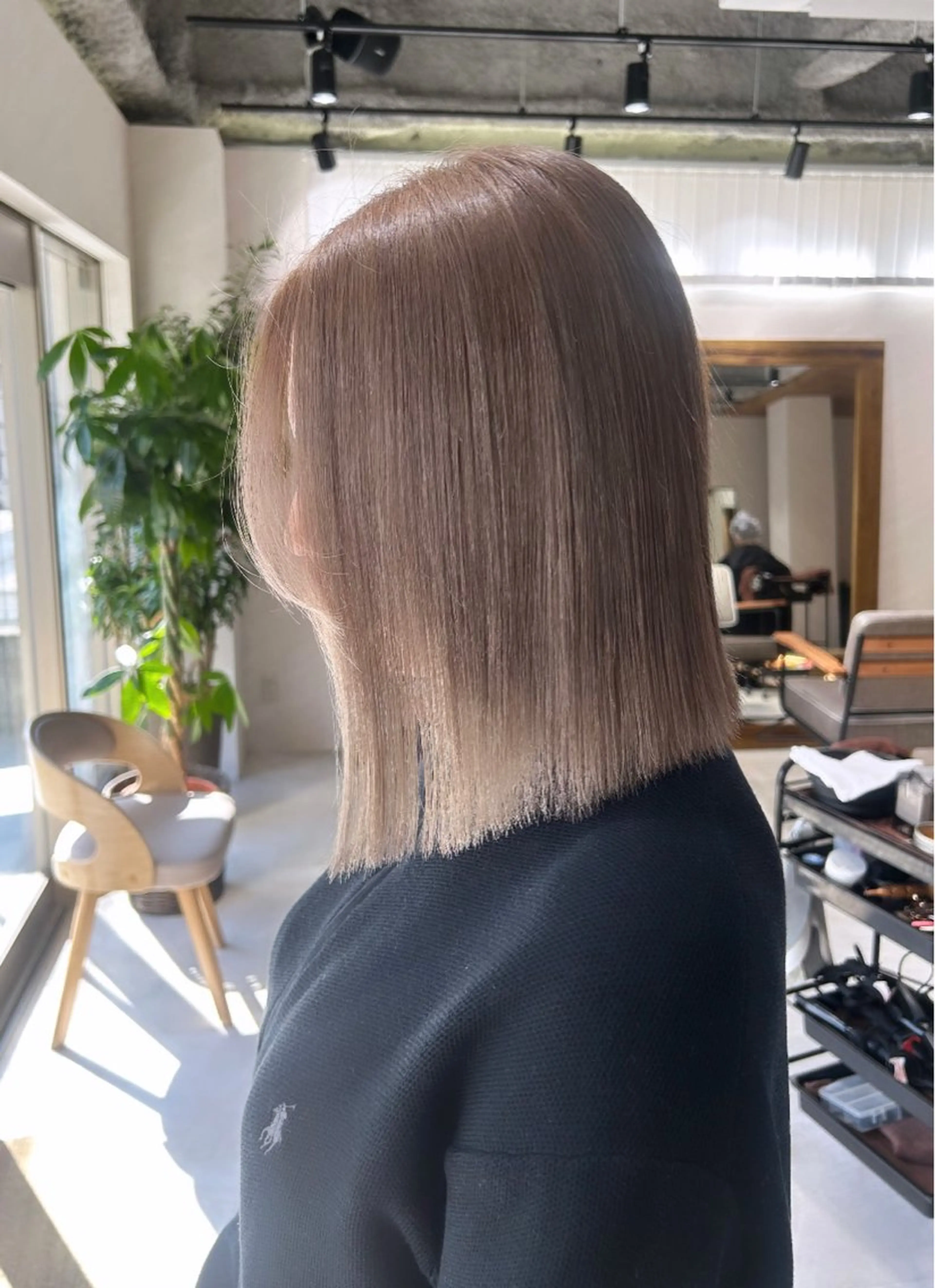 ミディアム カラー カット ヘアカラー トリートメント ヘアセット 🌷横浜/レイヤー /艶カラー🌷のヘアスタイル