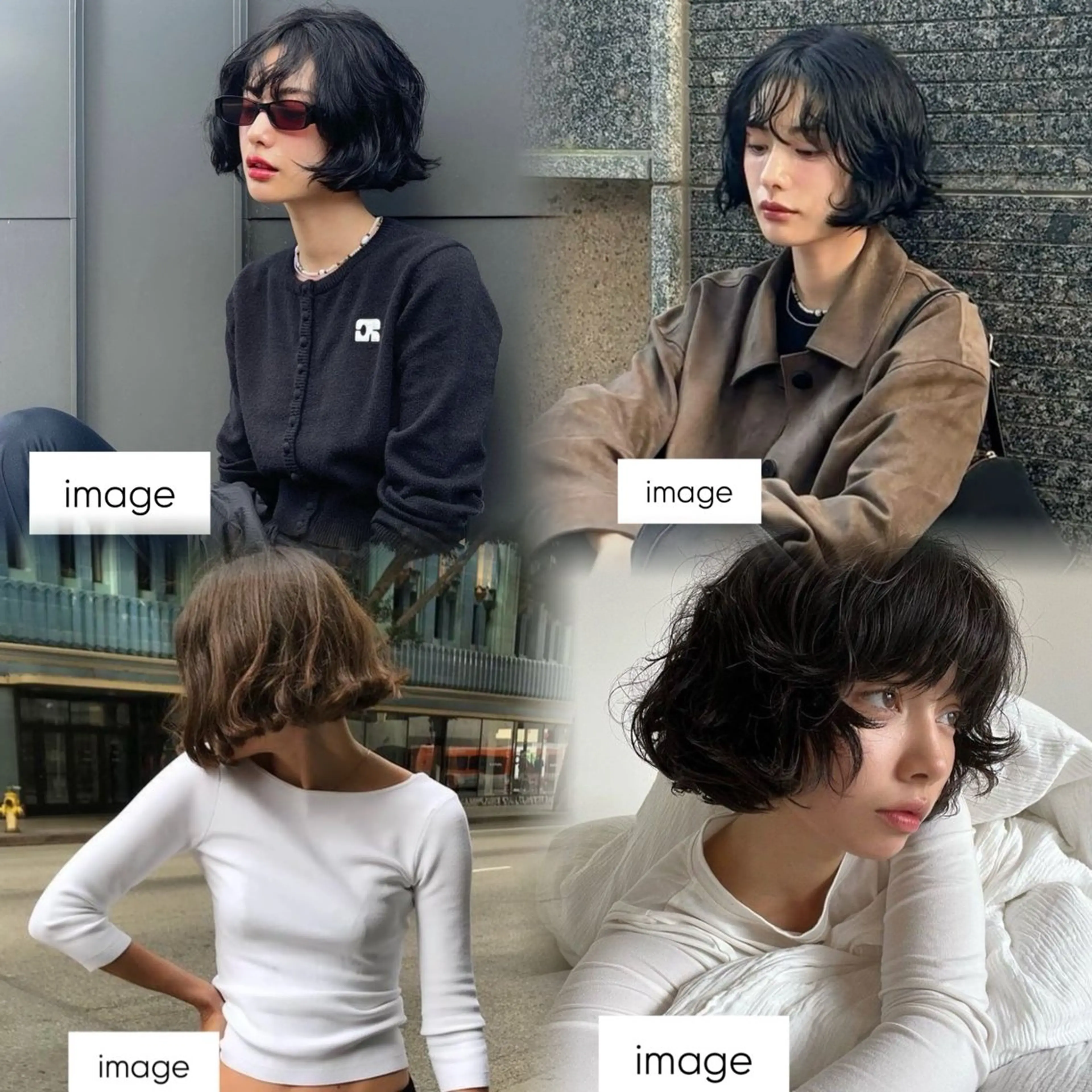 ショート パーマ ボブ AHNKISM所属・似合わせトレンド🌷 ボブcut🩰のヘアスタイル