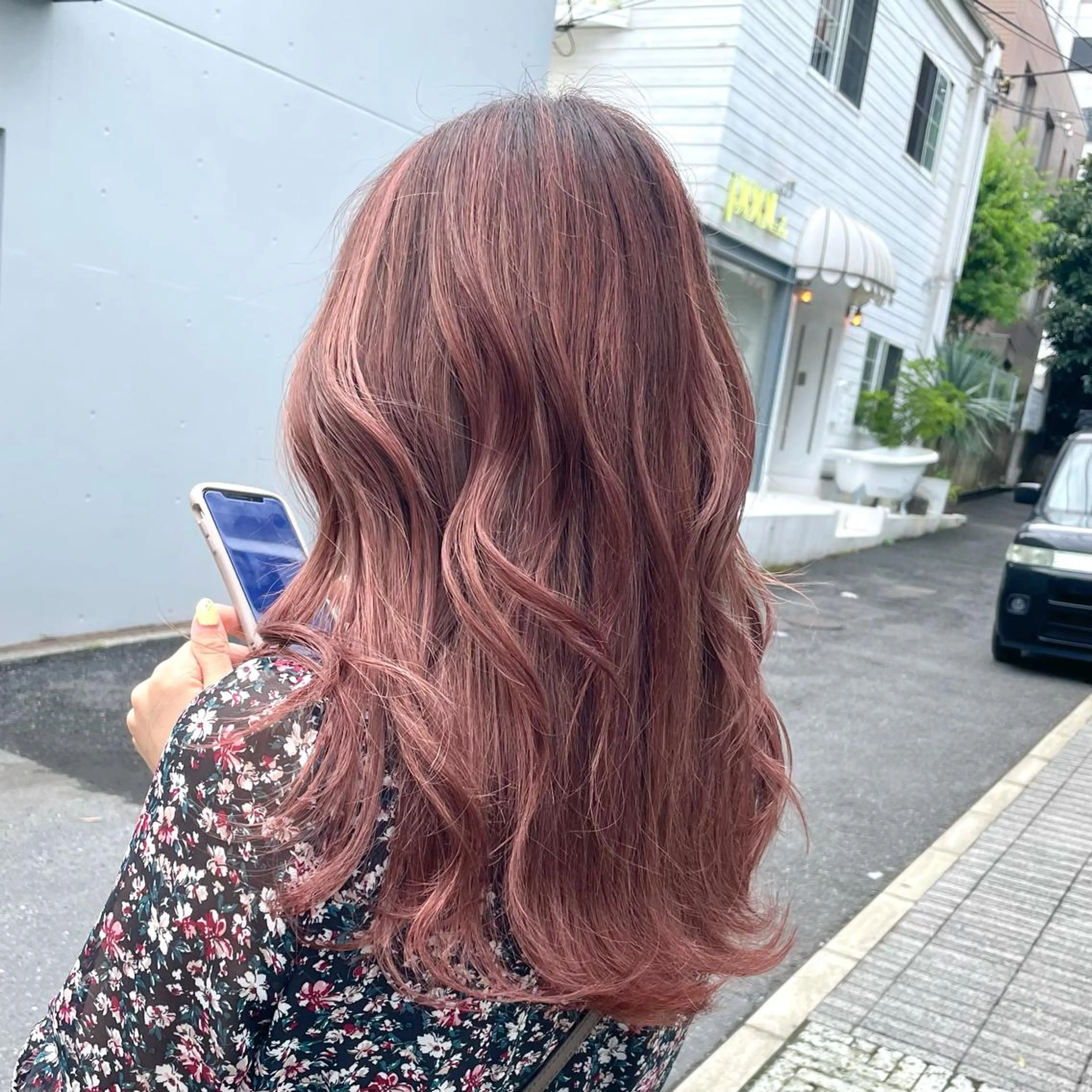 ロング カラー マツエク・マツパ ベージュカラー ブリーチ ハイライトカラー ピンクカラー ピンクベージュ 🧸ハイトーン🧸 ゆっきー🧸のヘアスタイル