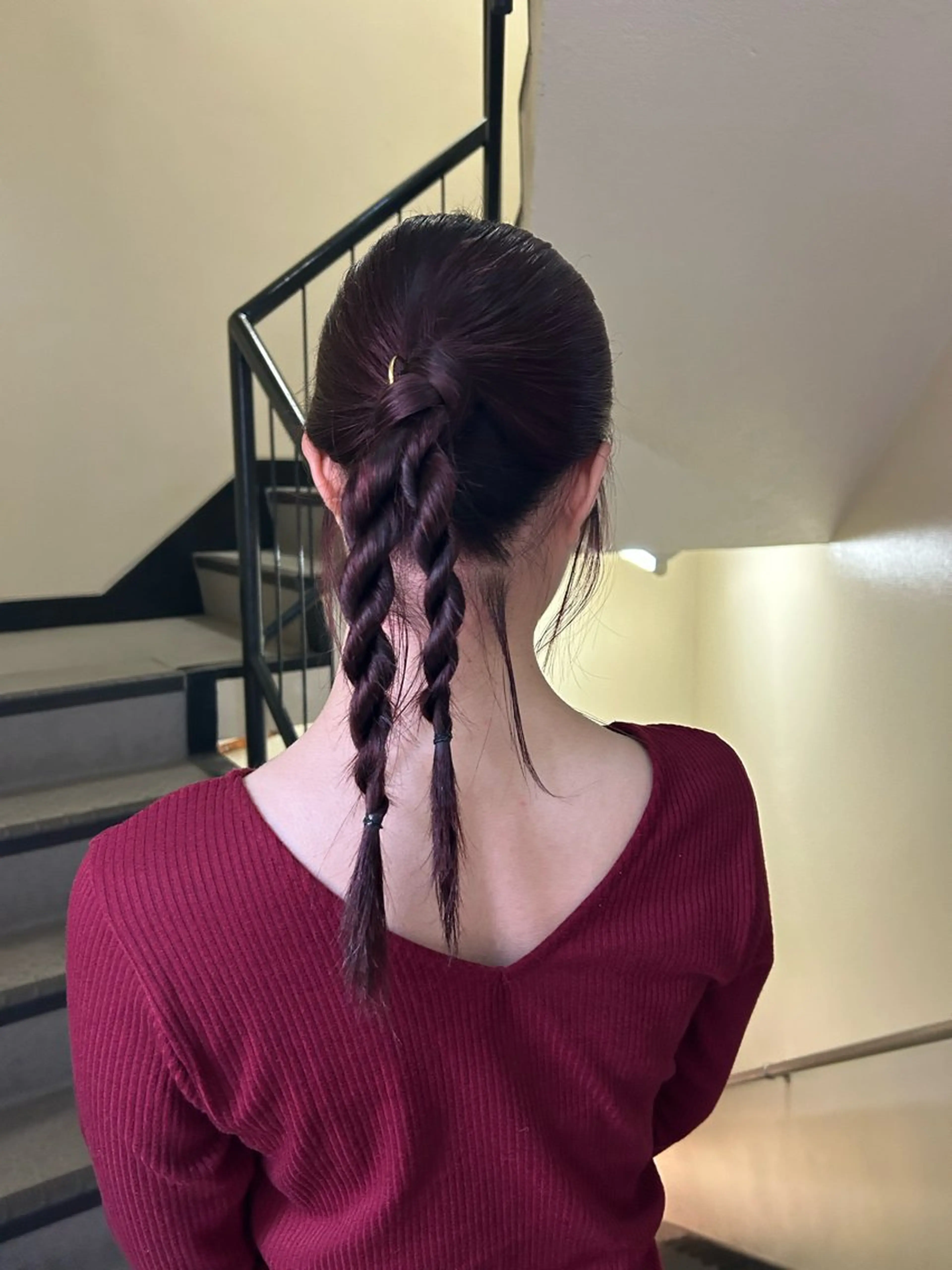 セミロング カラー ヘアアレンジ ☕️結【suii.】 ボブ/ヘアセット☕️のヘアスタイル