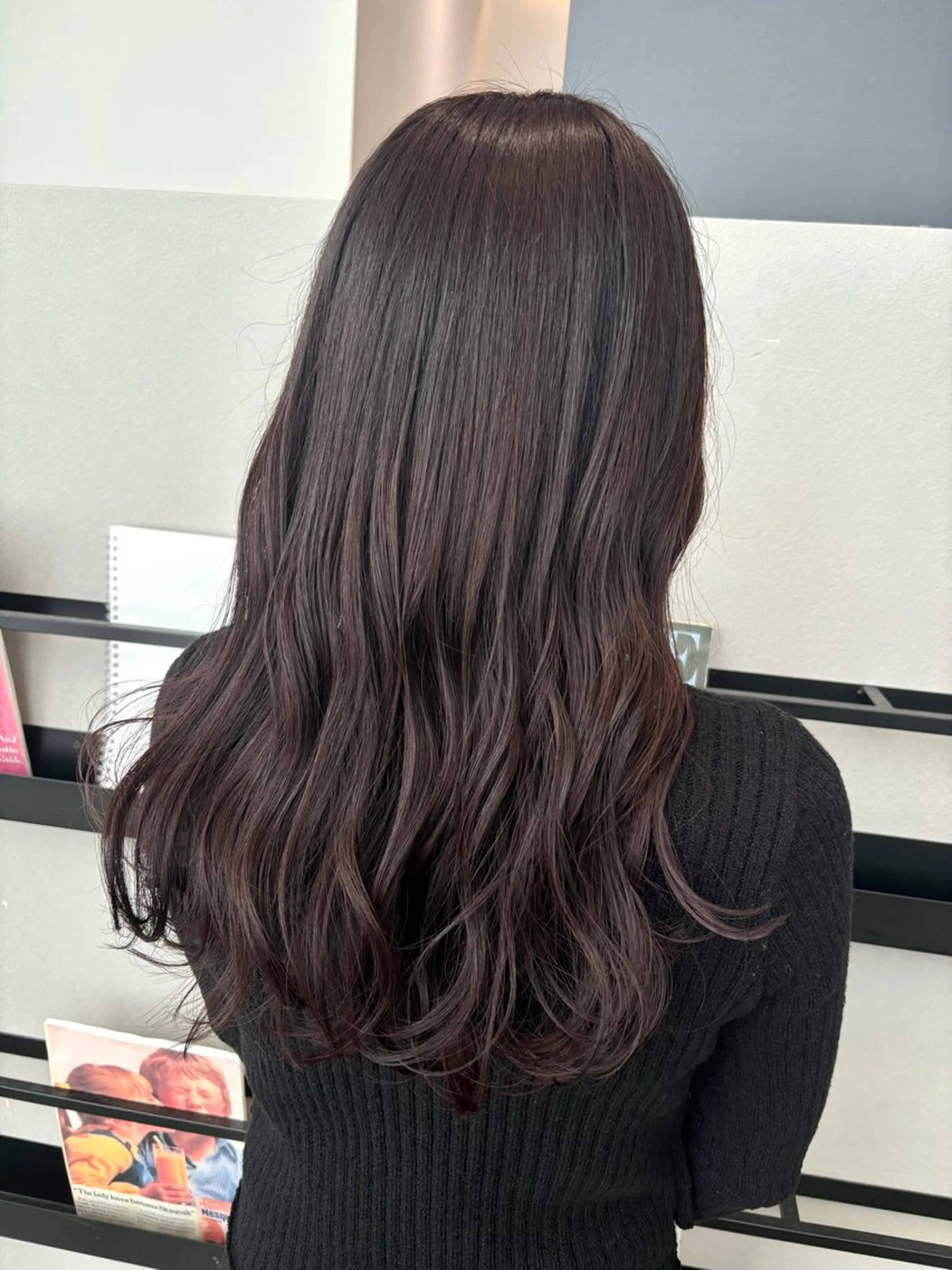 セミロング カラー ラベンダーカラー カット ヘアカラー 透明感カラー/ レイヤーkotonoのヘアスタイル