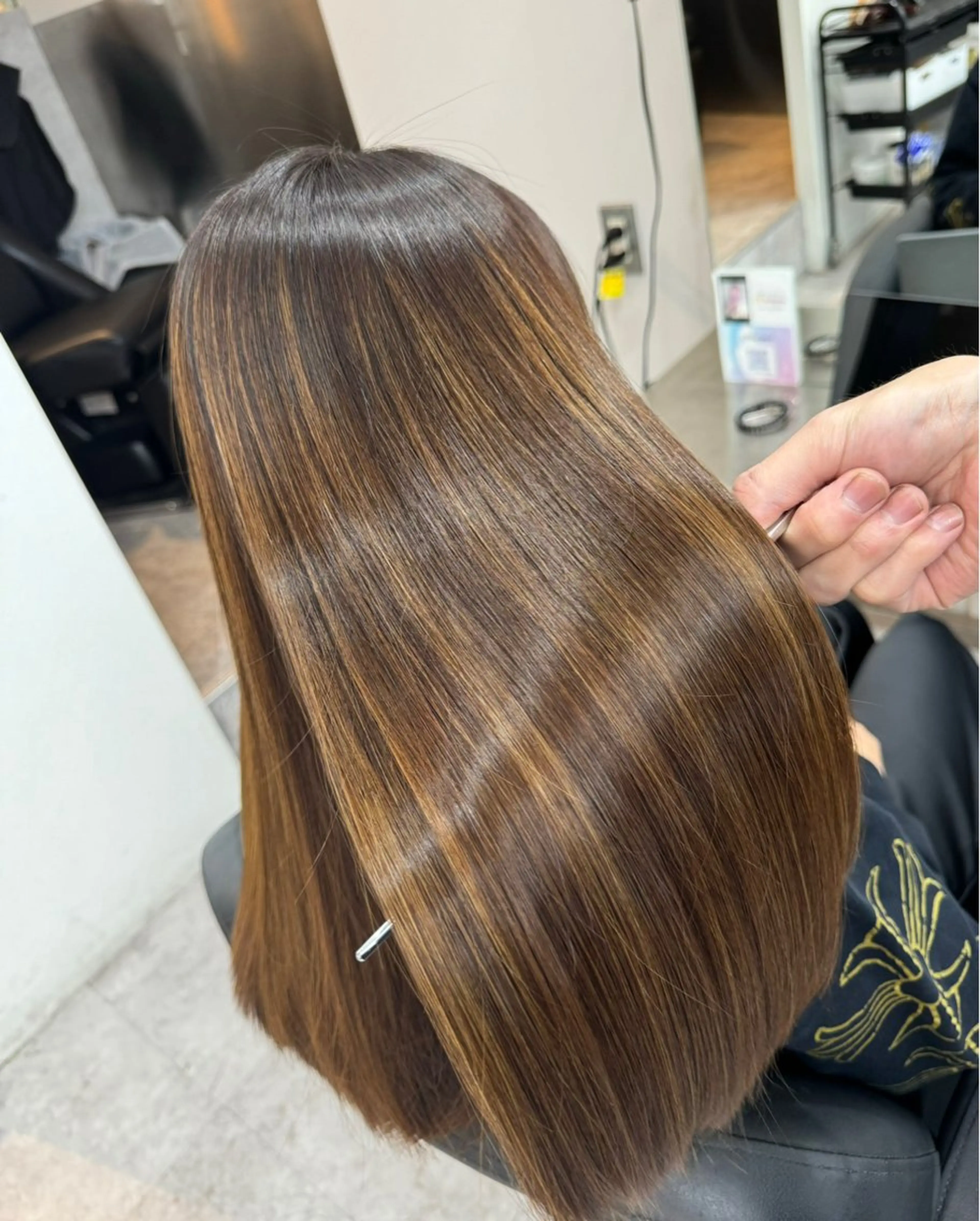 ロング 🎀盛れる顔周り×レ イヤー×透明感/米田のヘアスタイル