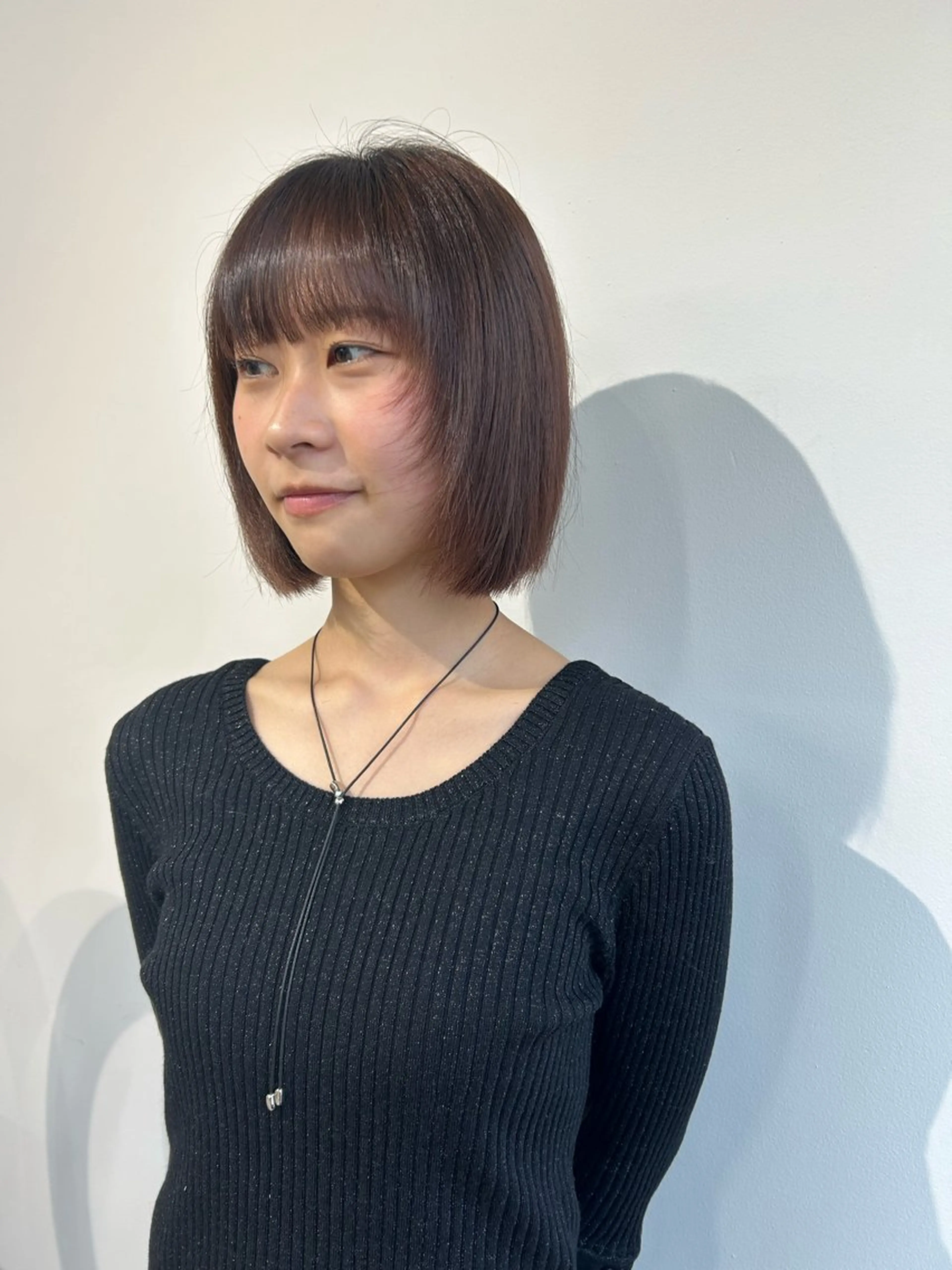 ミディアム カットモデル募集/ 万代/関谷　朋実のヘアスタイル