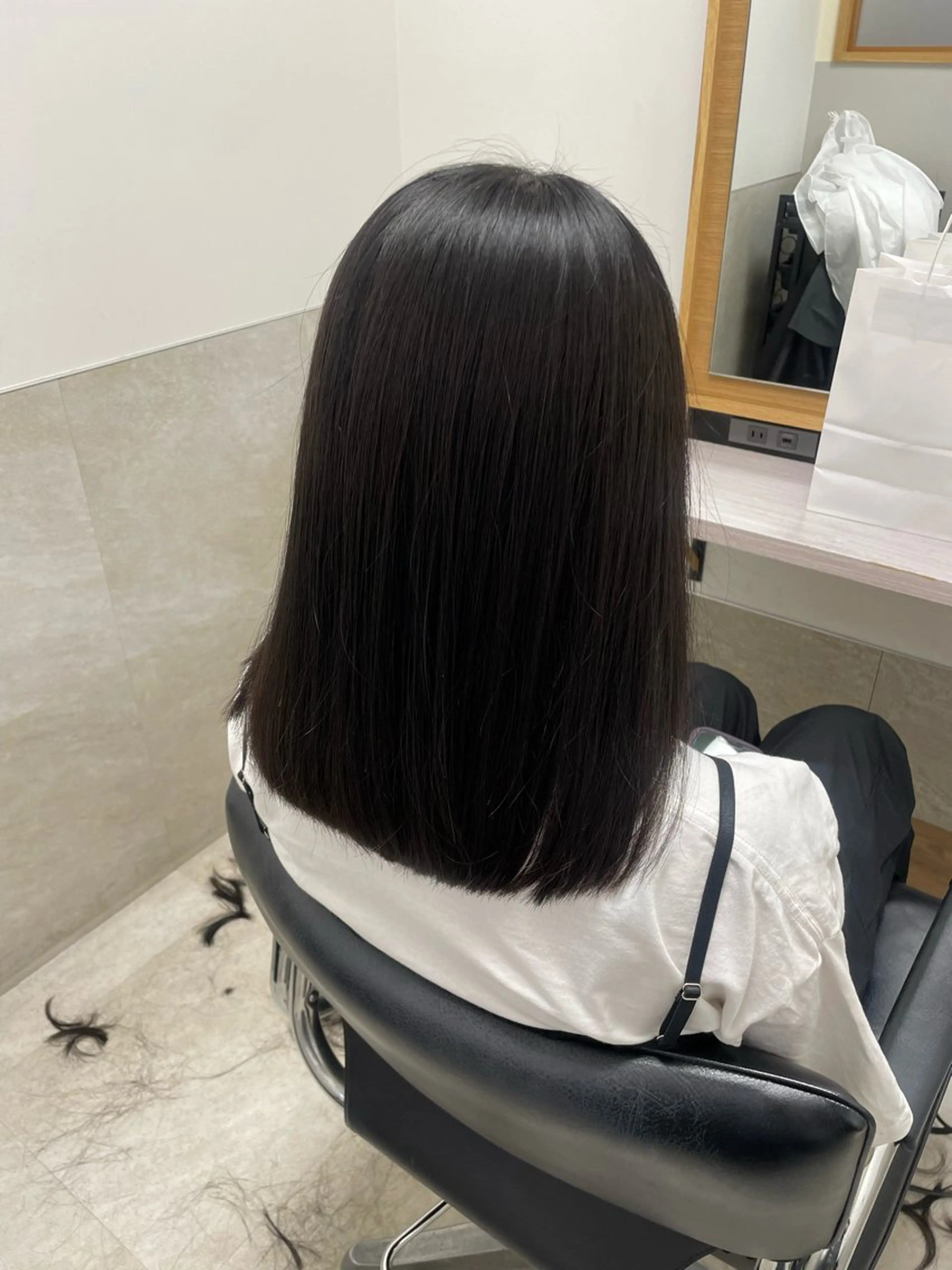 Cut + Straight perm+ Simple treatment 9月・10月限定の写真