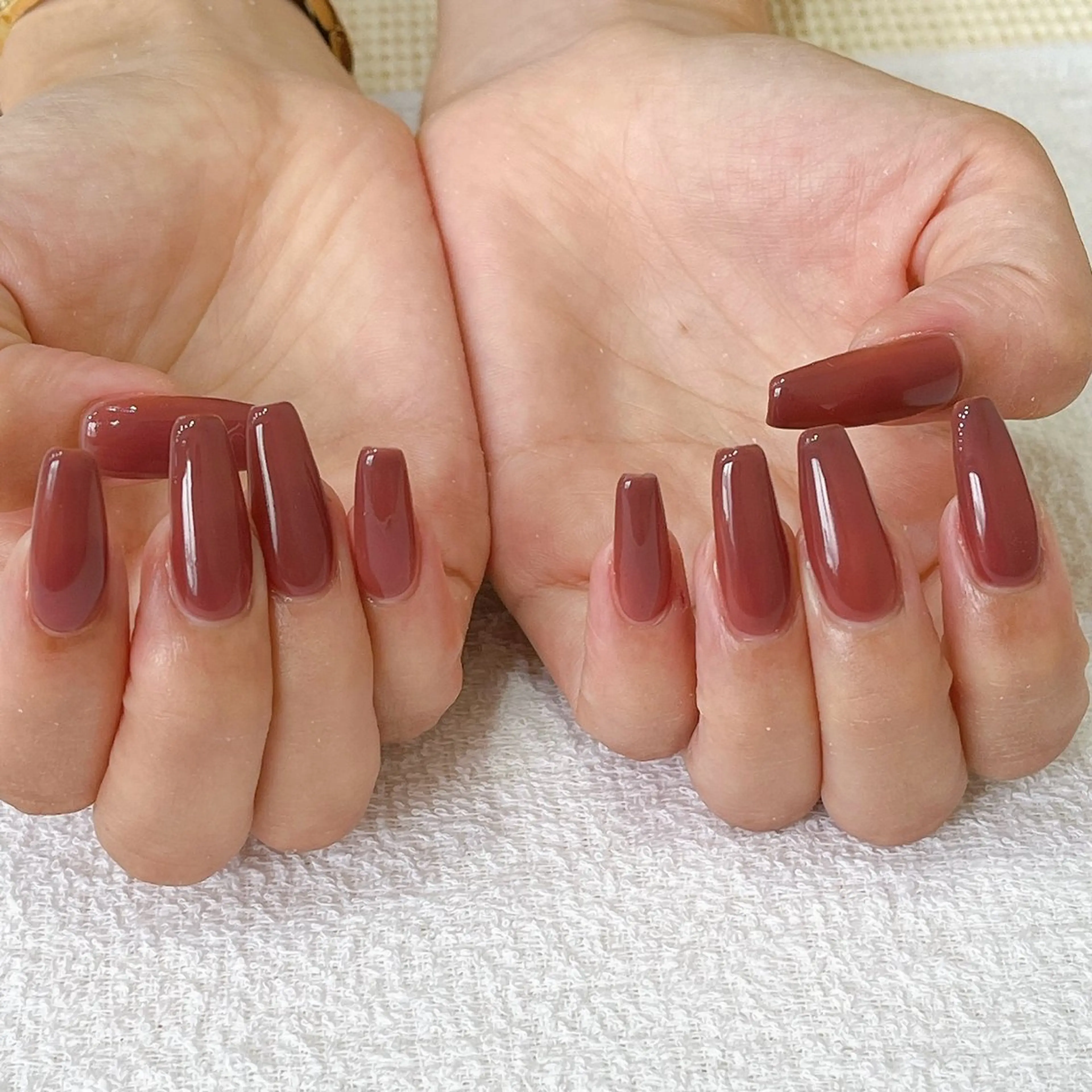 ネイル ワンカラーネイル Ellenail名古屋所属・伊藤 愛のネイルデザイン