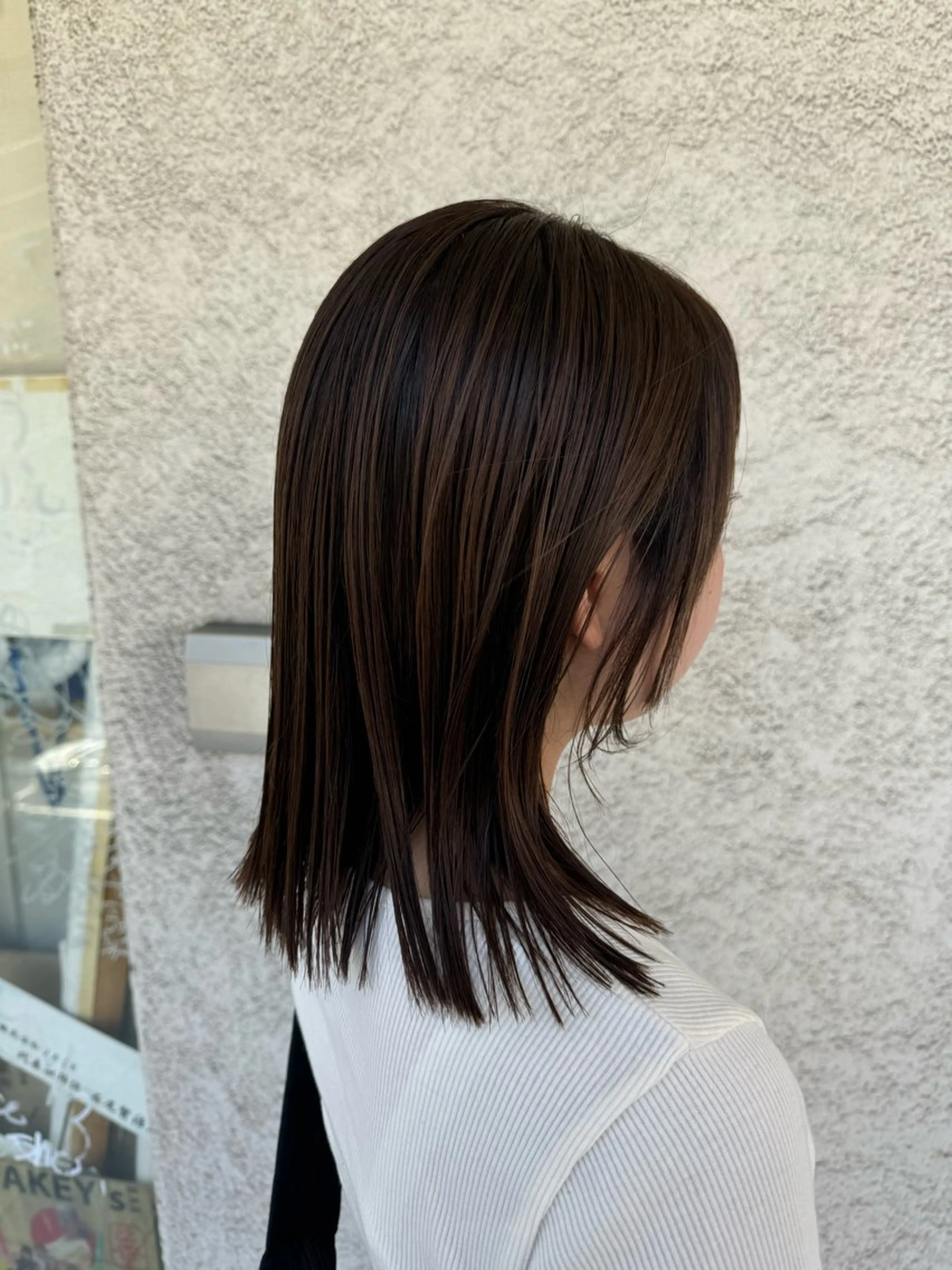 ミディアム カラー カット ヘアカラー 椎葉 祐也のヘアスタイル