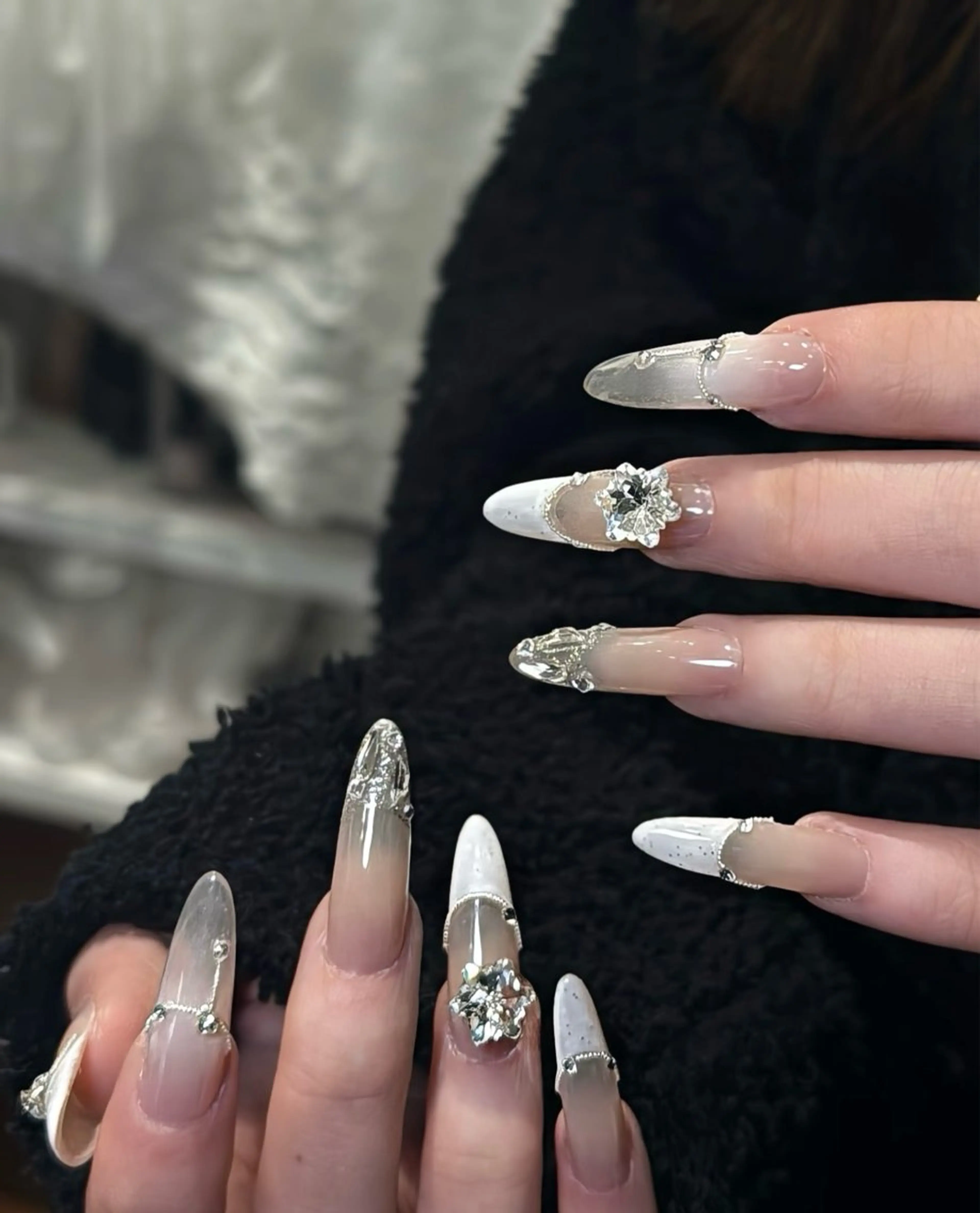 ネイル アートネイル フレンチネイル マグネットネイル ミラーネイル オフィスネイル ハンドネイル Blossom nail【ブラソンネイル】所属・Blossom nail_Yuniのネイルデザイン