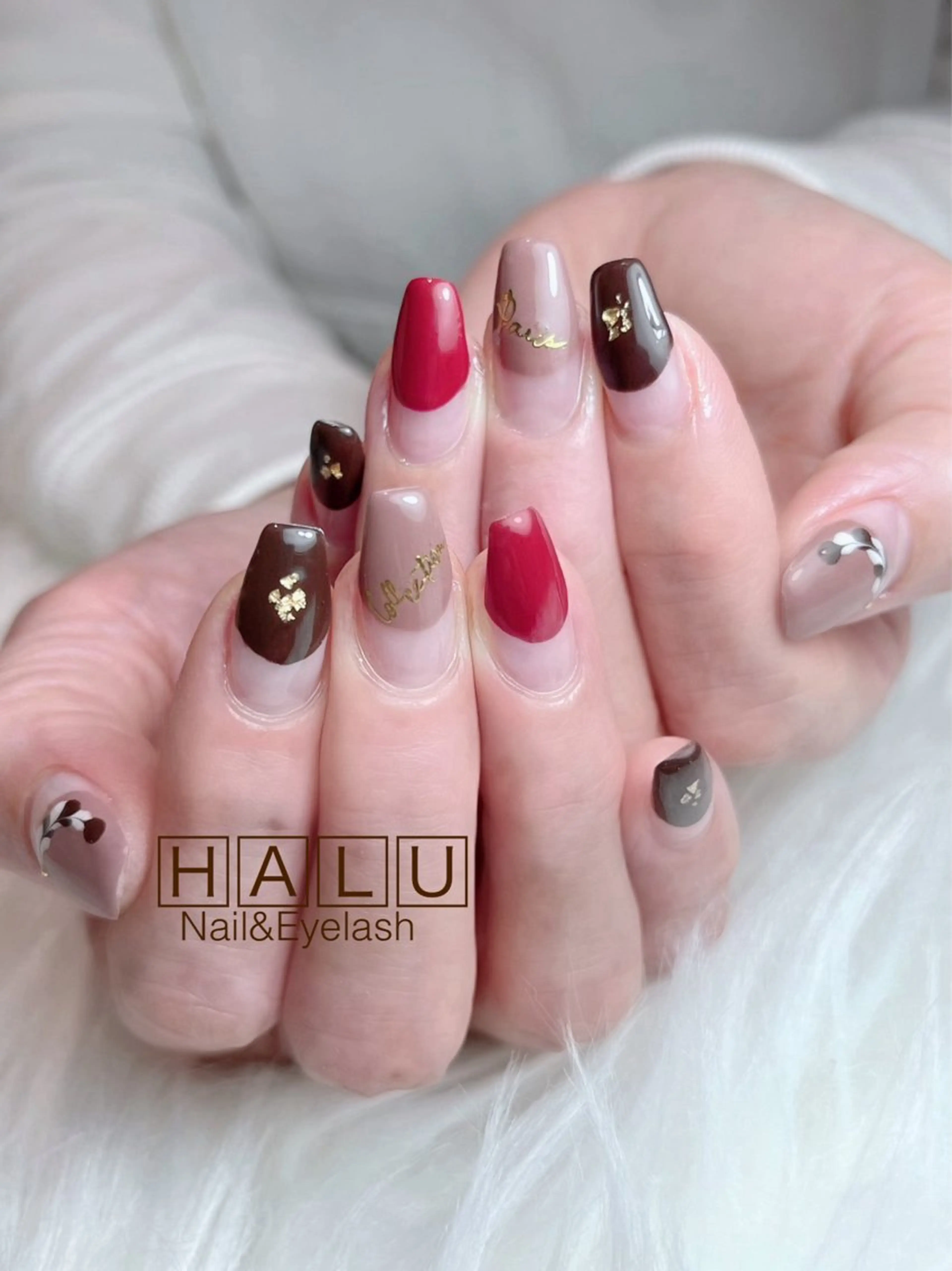 ネイル バレンタイン HALU ハルのネイルデザイン